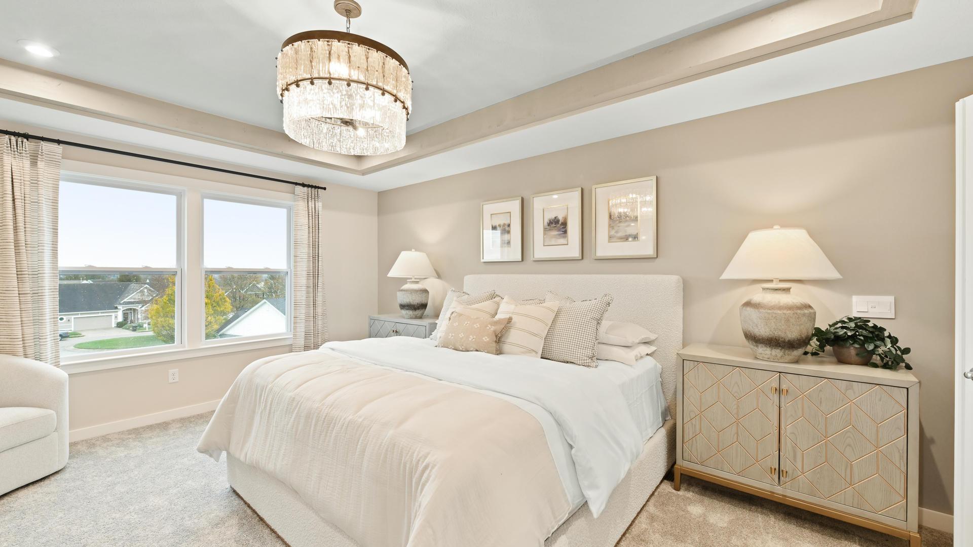 Spacious master bedrooms with walk-in closets and private bath included in every home.