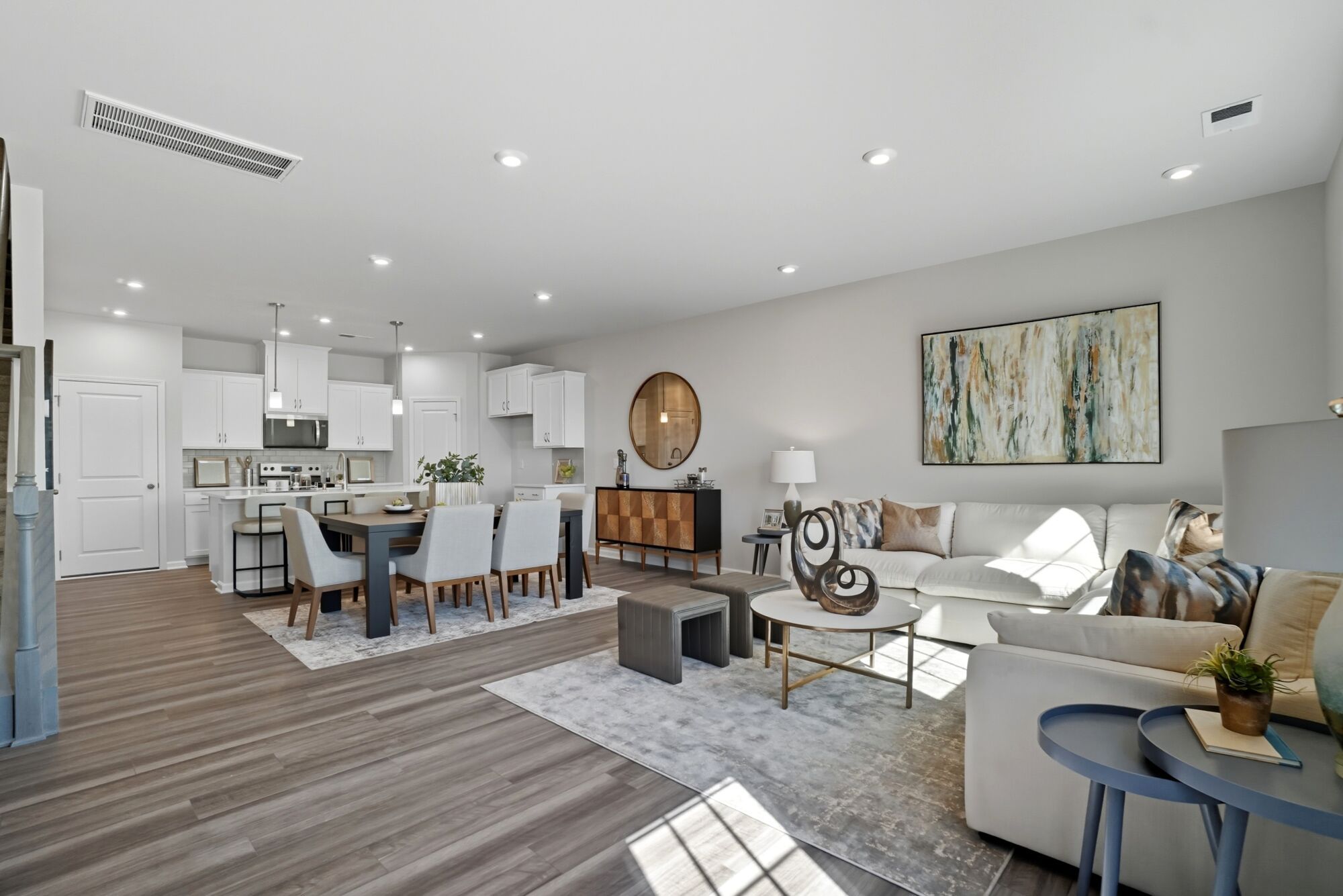 Photo representation of a future townhome plan. Colors, finishes and options will vary.