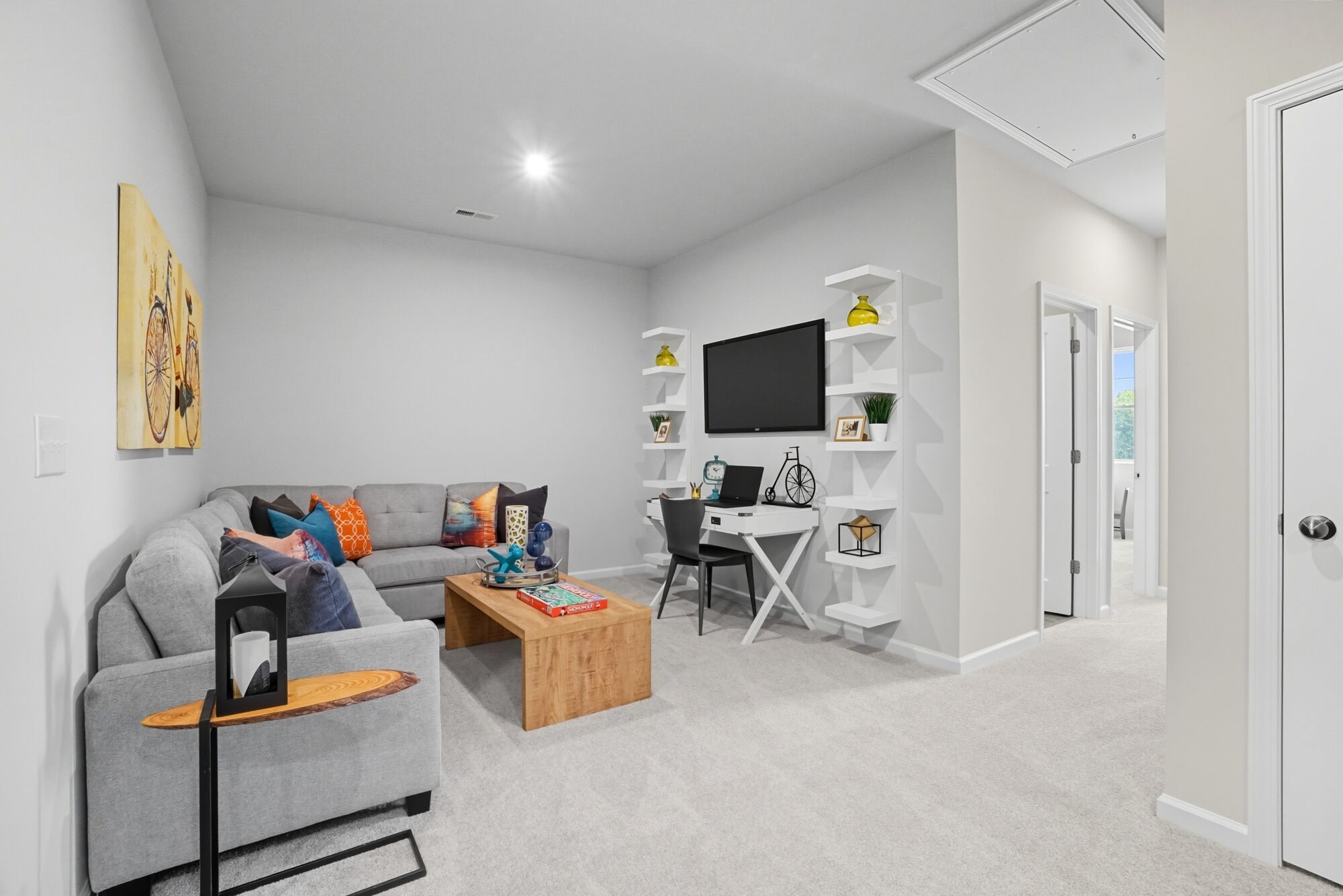 Photo representation of a future townhome plan. Colors, finishes and options will vary.