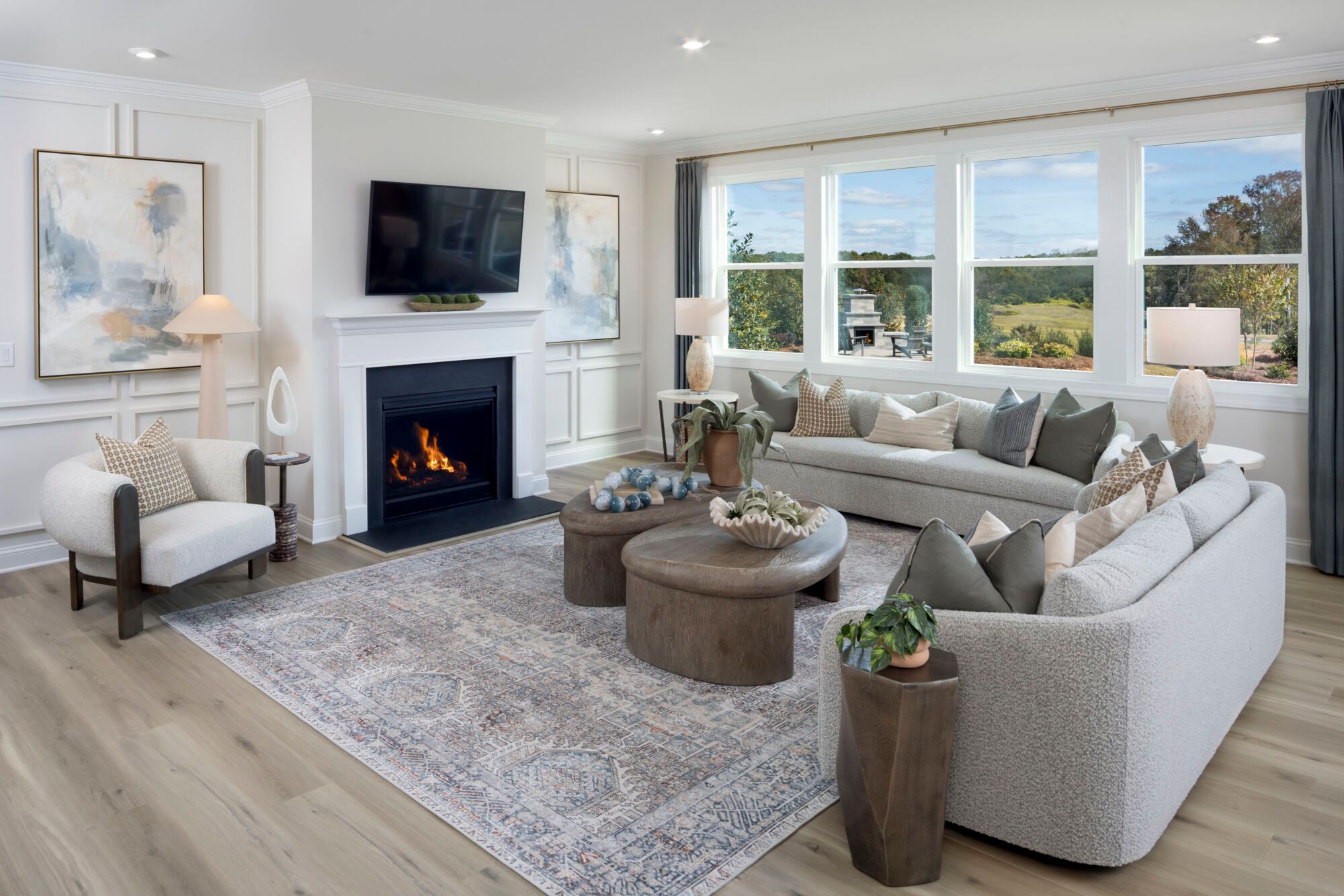 Prescott Model great room