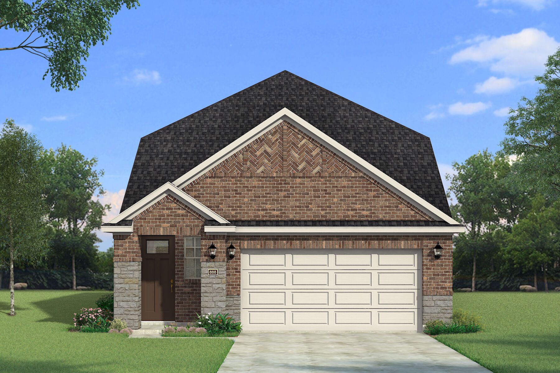 The Linwood - Hill Country Elevation