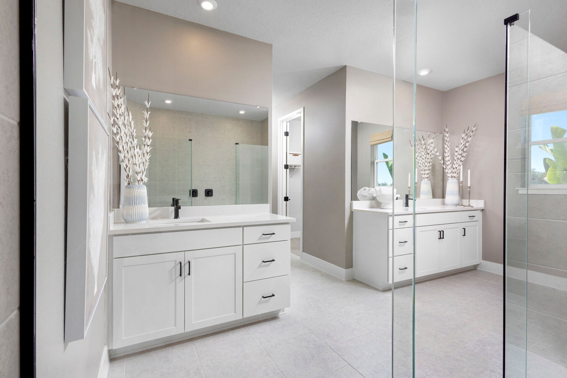 Spa-like primary baths