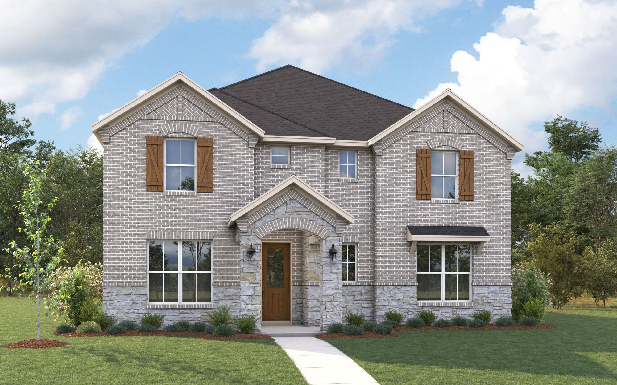 The Rayburn - Old World Elevation