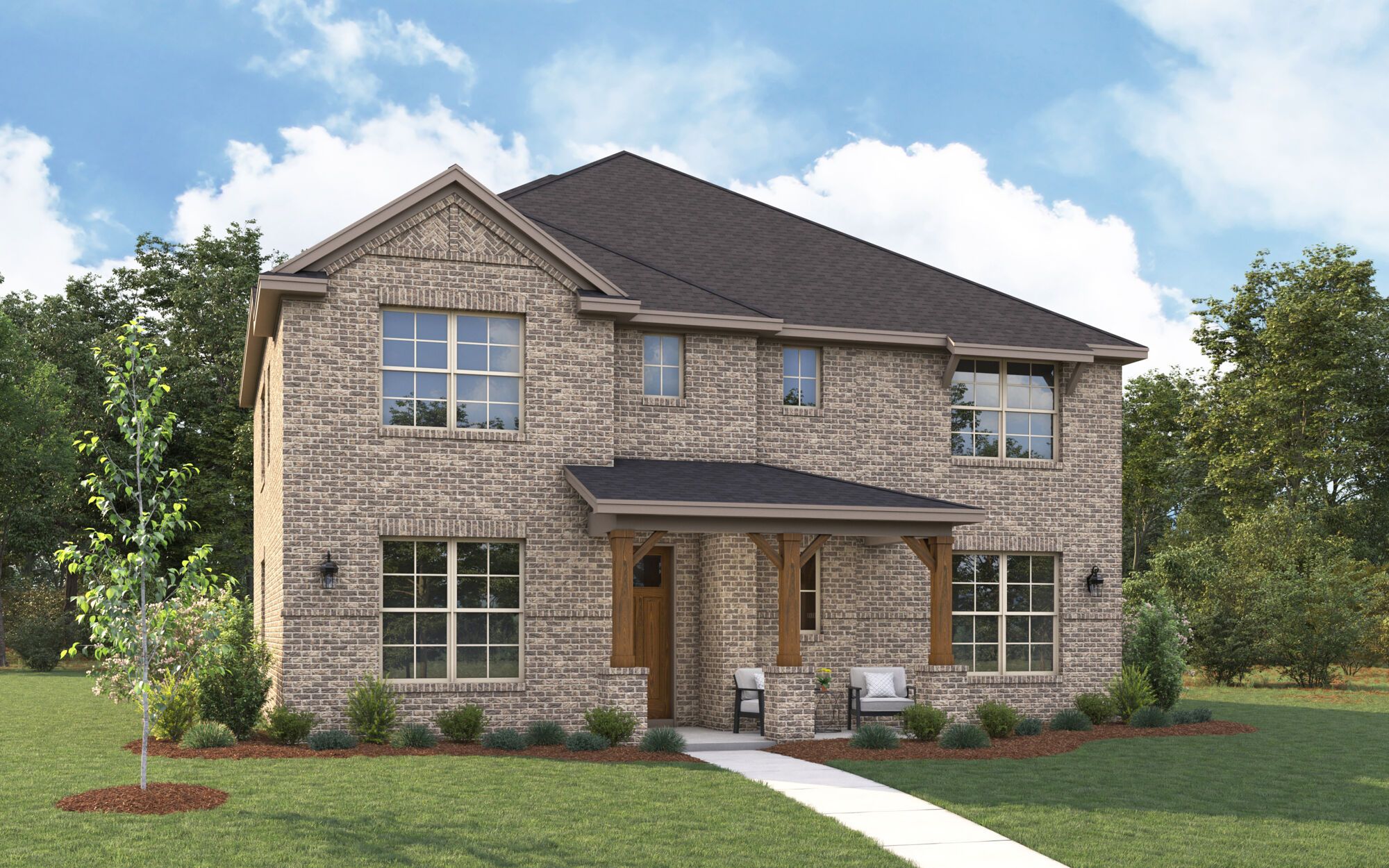 The Rayburn - Hill Country Elevation