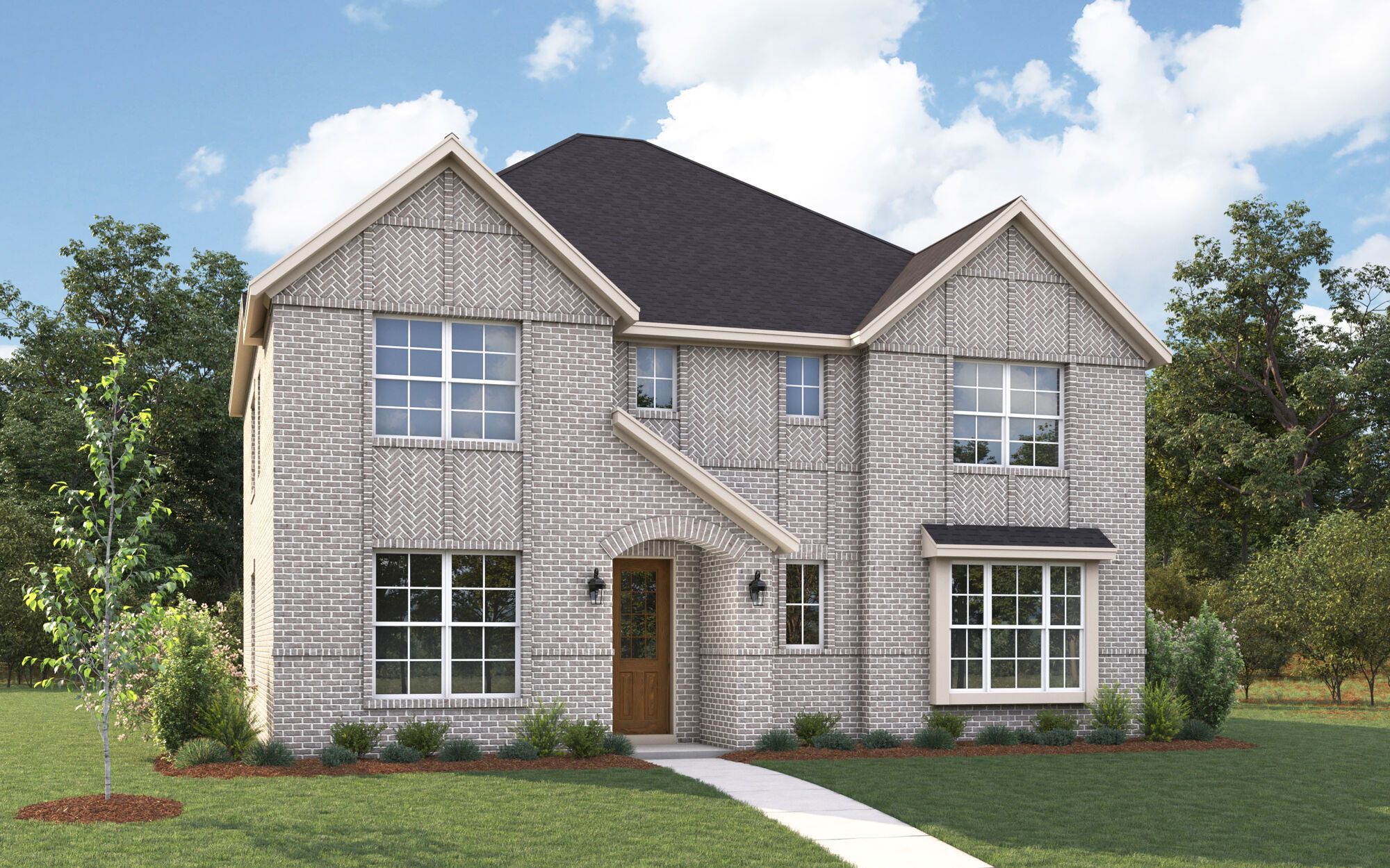 The Rayburn - Tudor Elevation