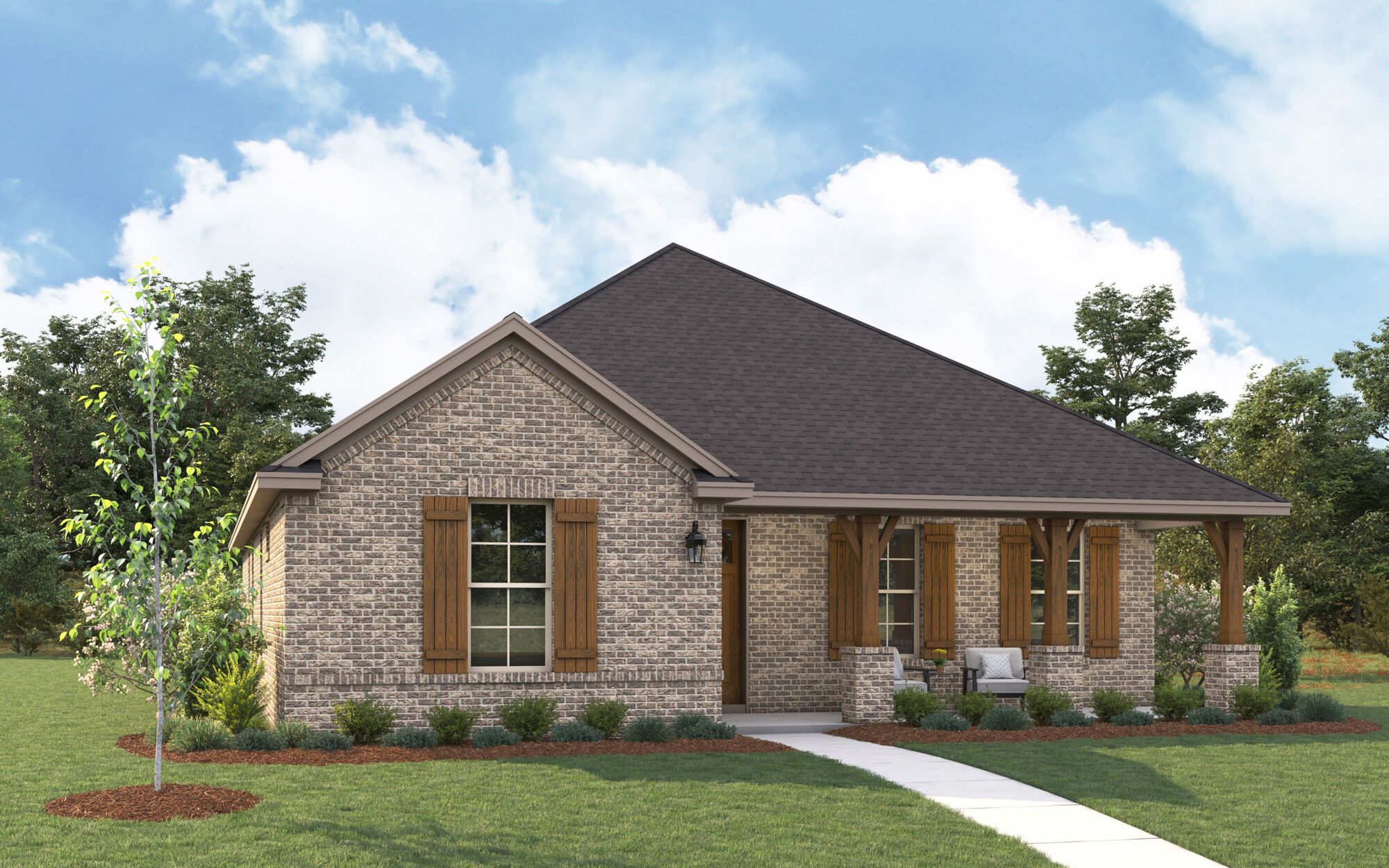 The Buchanan - Hill Country Elevation