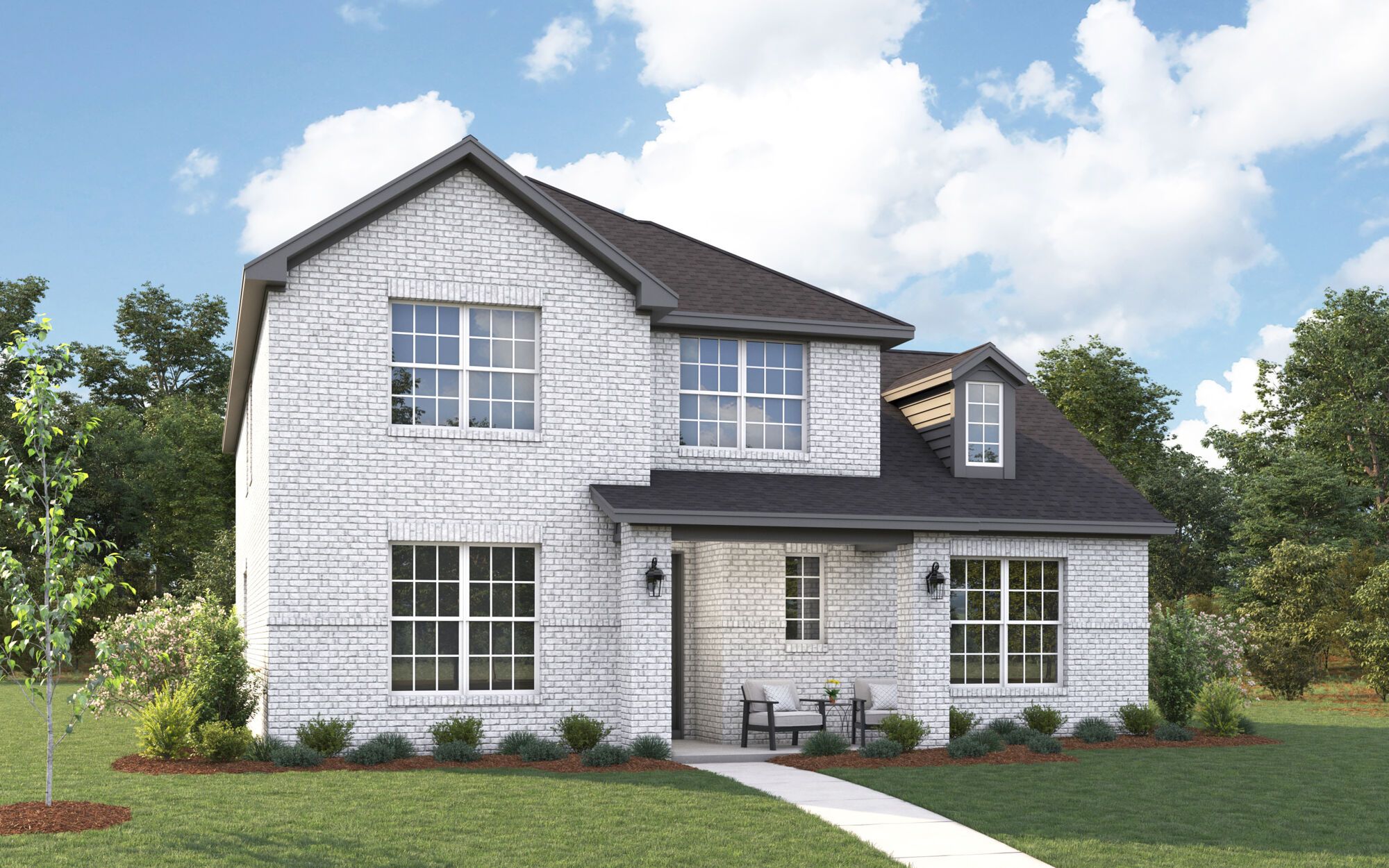 The Lavon - Traditional Elevation