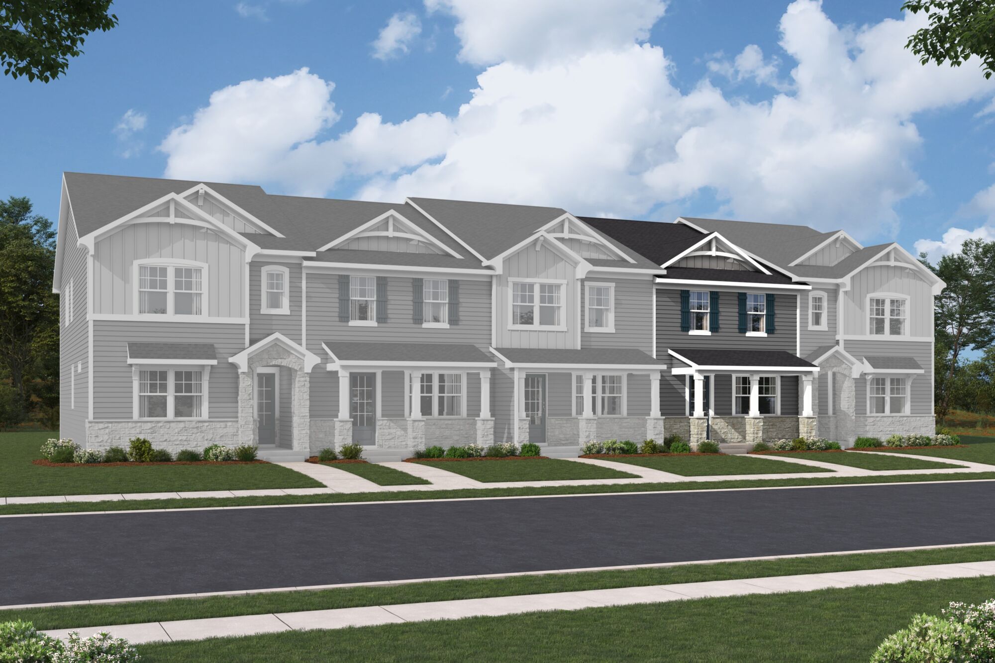 Shelby French Country III Elevation rendering