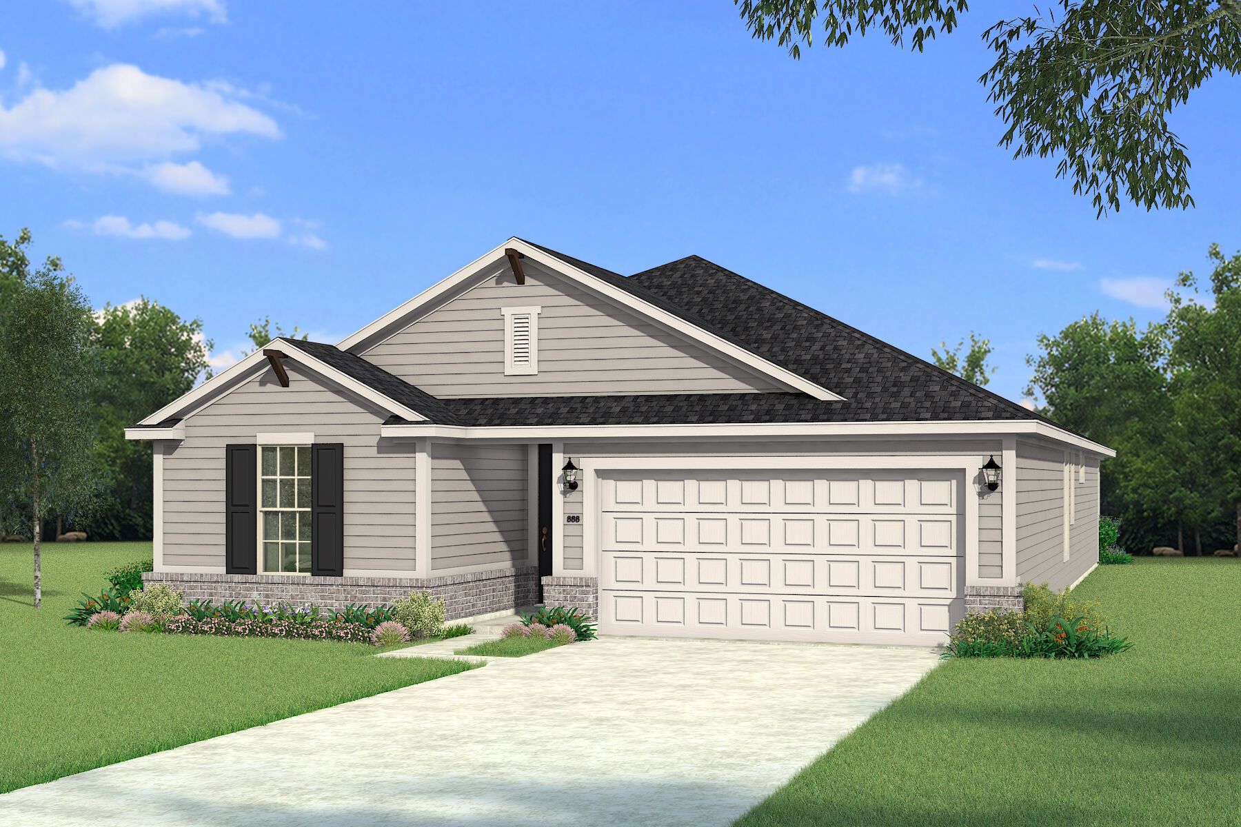 The Kiara - Traditional 1 Elevation