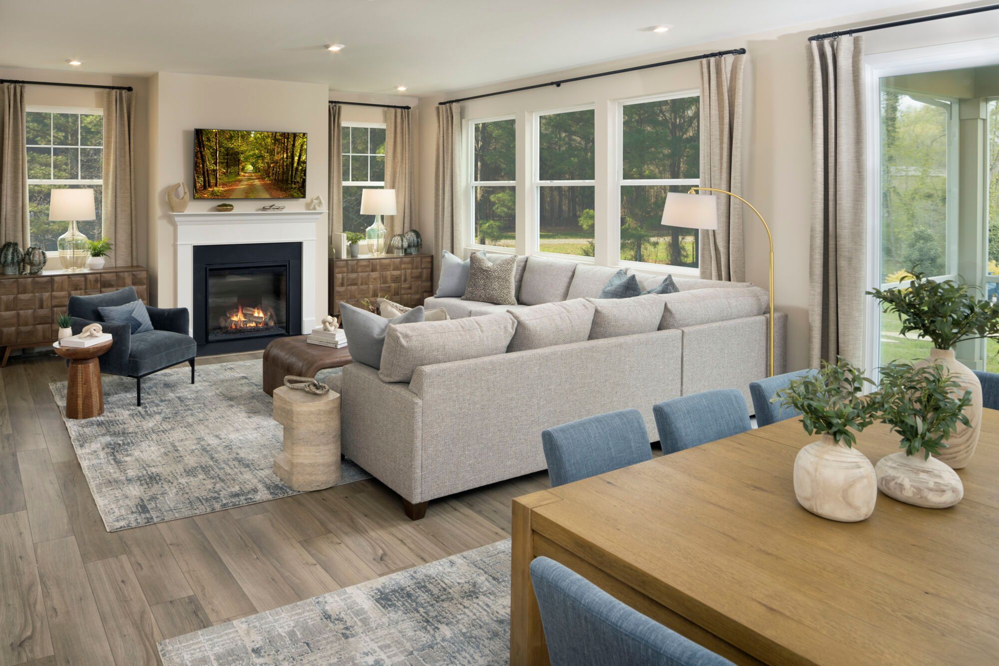 Sequoia Model dining and great room