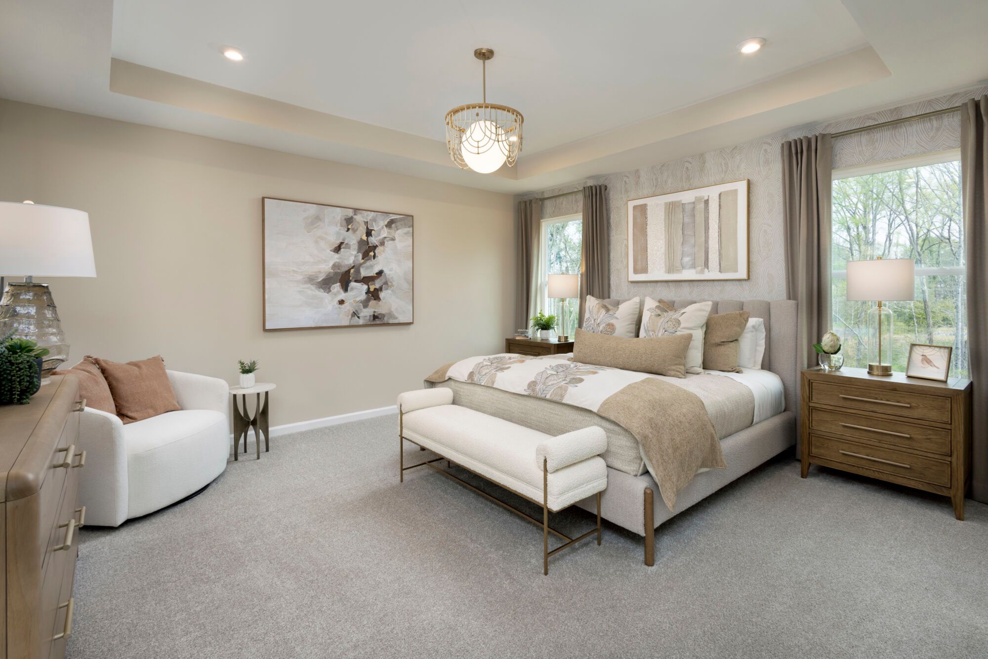 Redwood Model primary suite