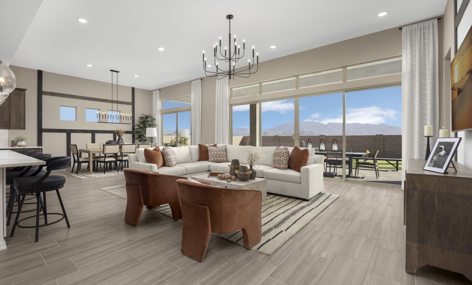 Greatroom - Mountain View Ranch Model