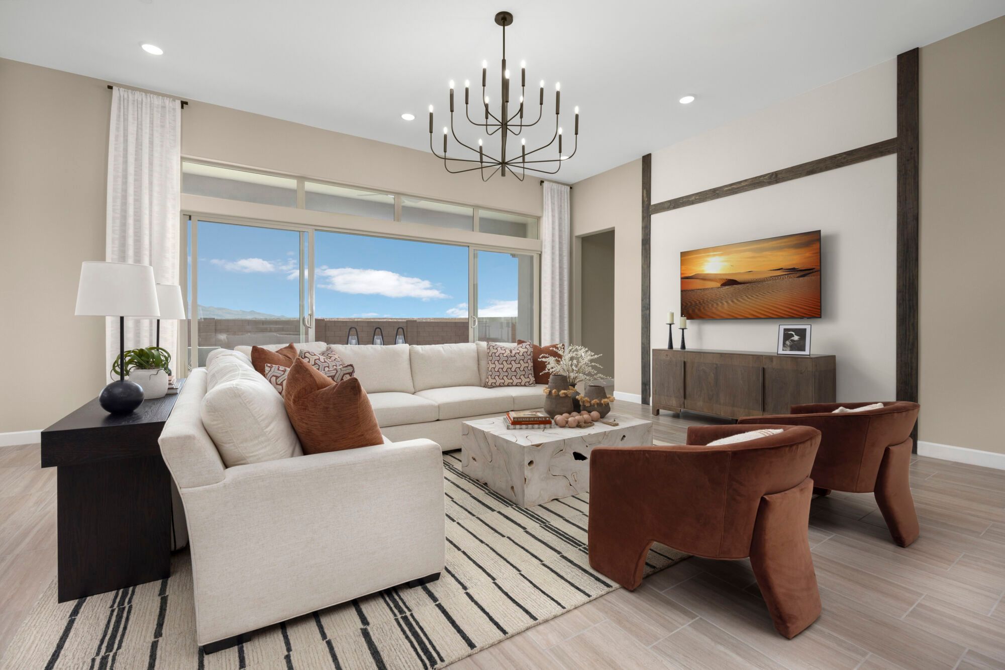 Greatroom - Mountain View Ranch Model