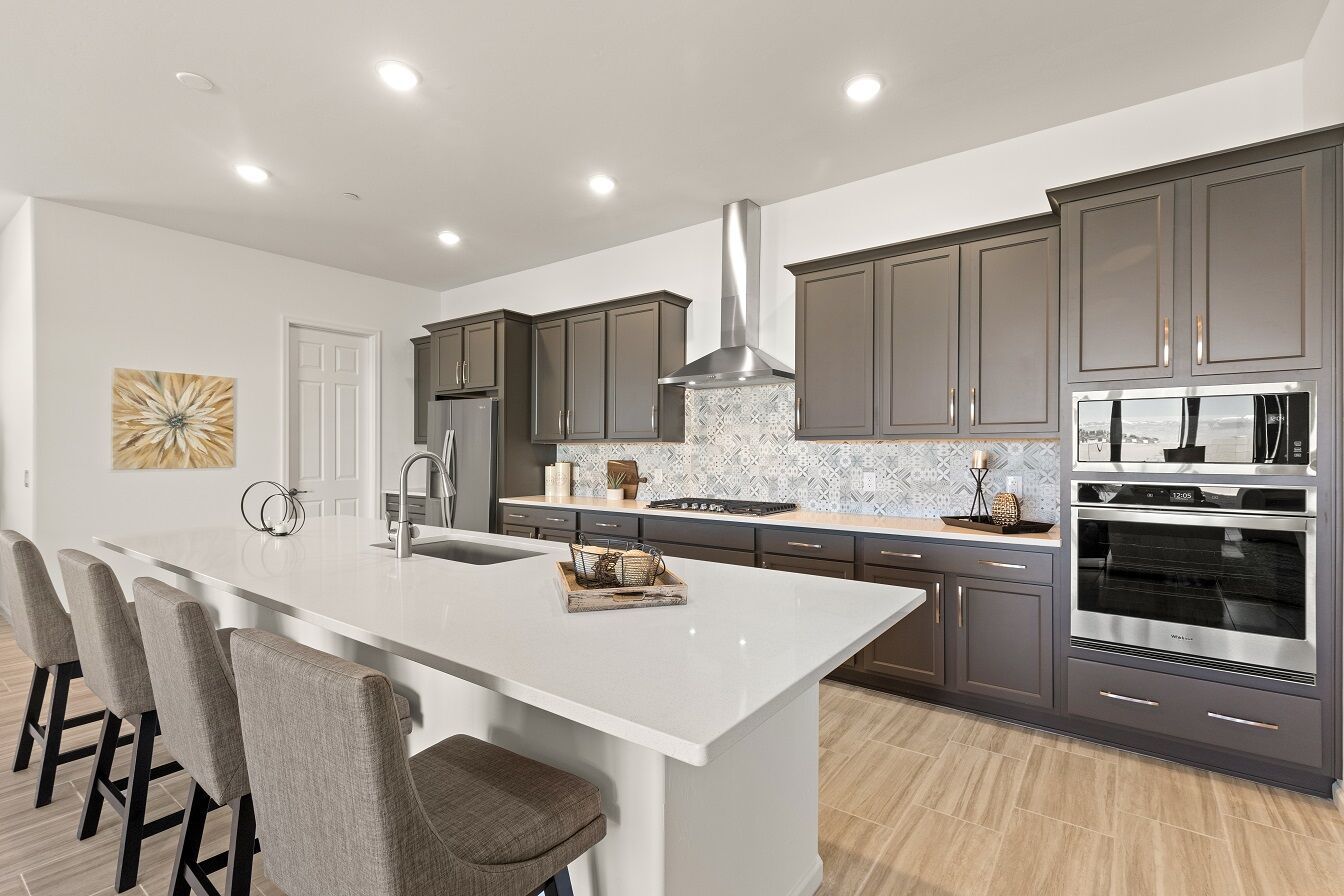 Kitchen Island - Staged
