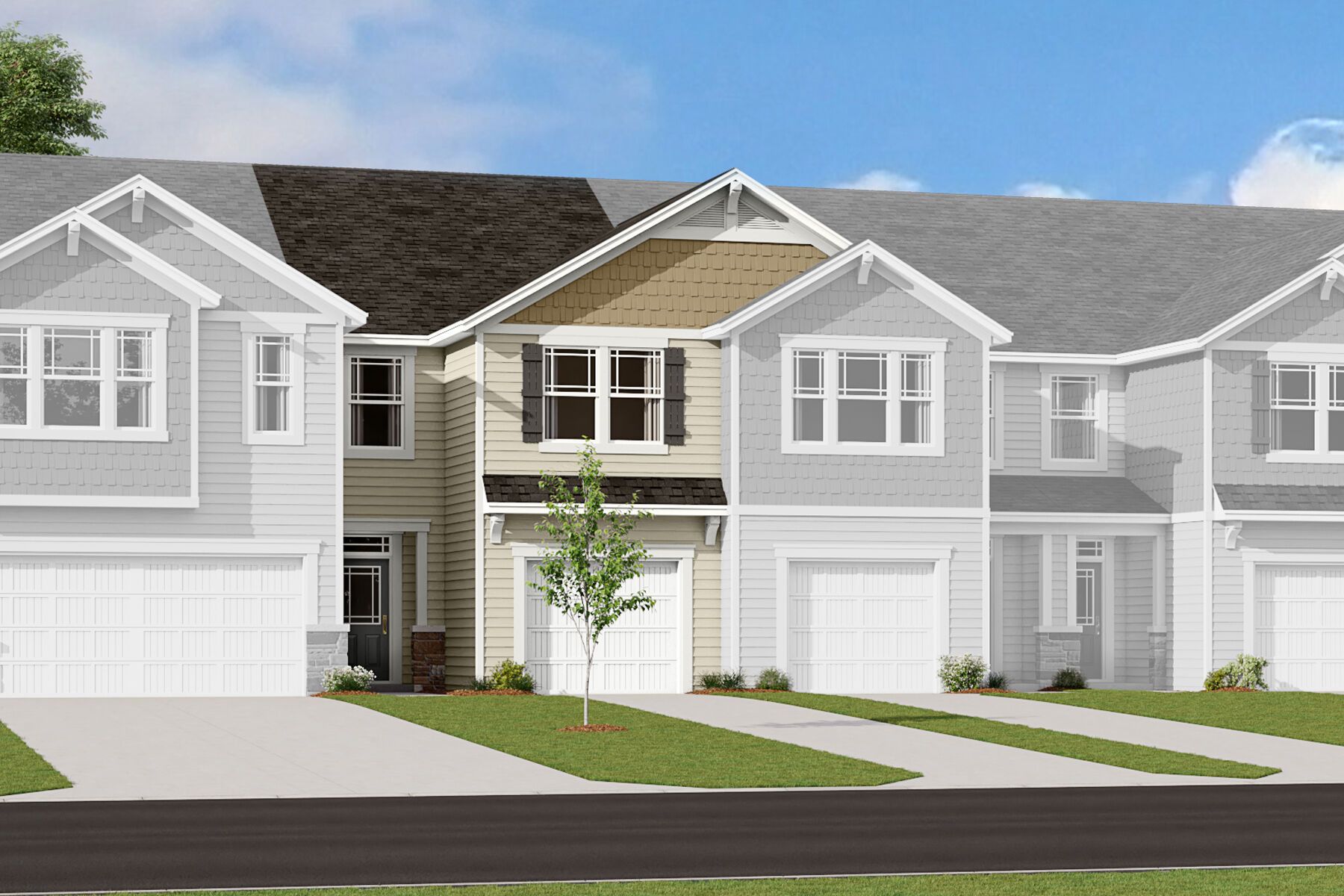 Adriana Craftsman Elevation rendering