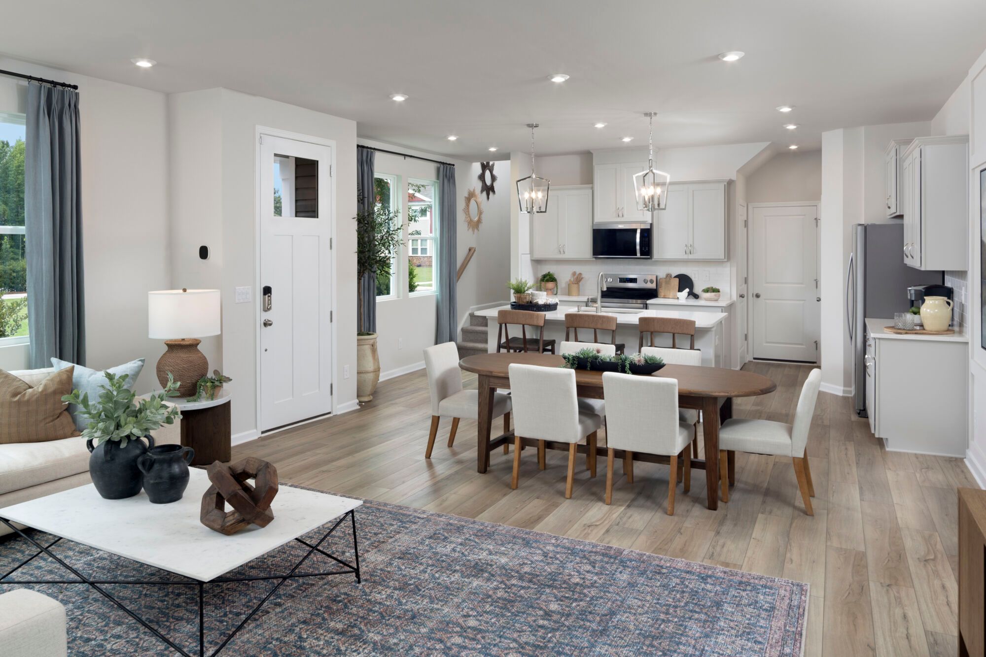 Vienna Model great room and kitchen