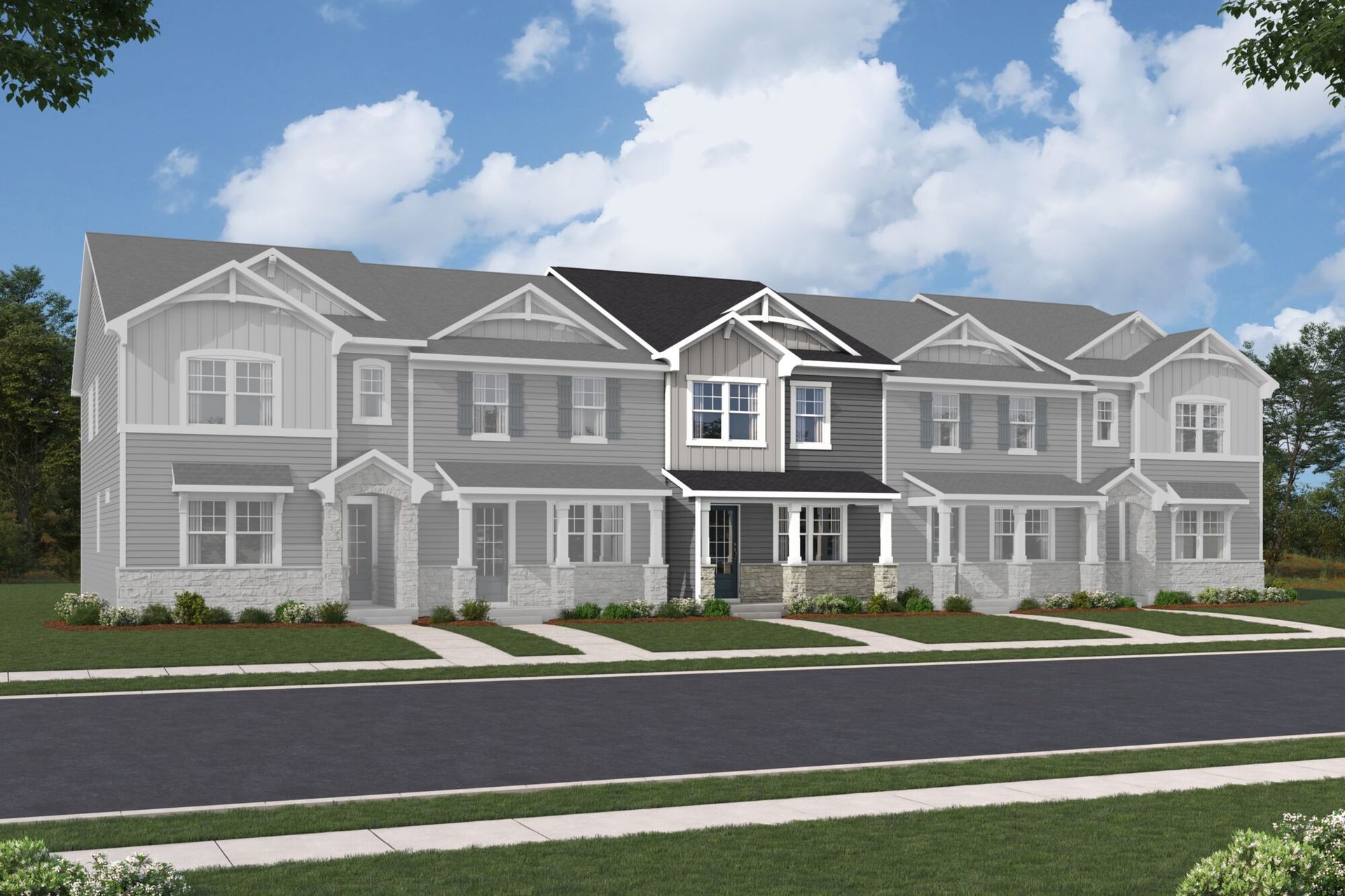 Shelby French Country IV Elevation rendering