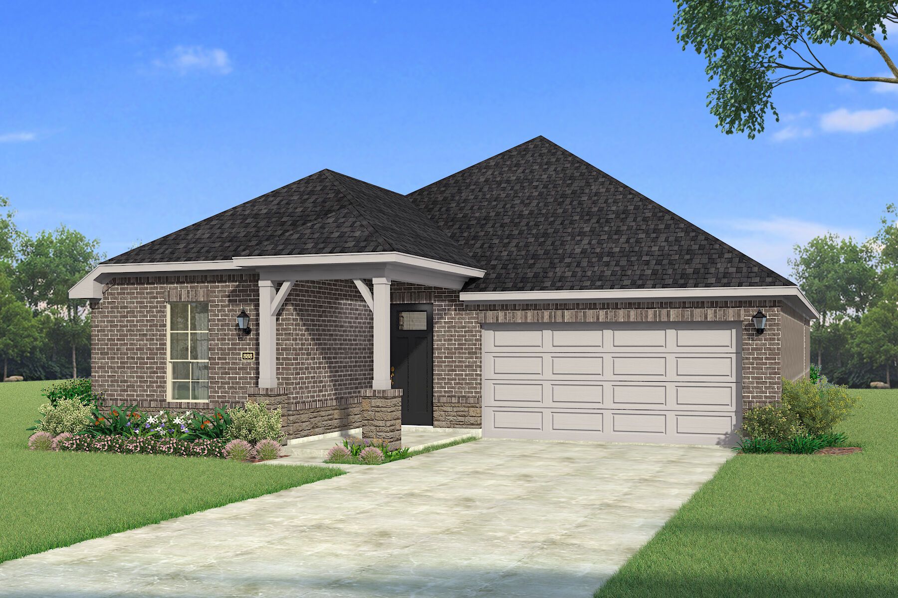 The Aurora - Hill Country 2 with Stone Elevation