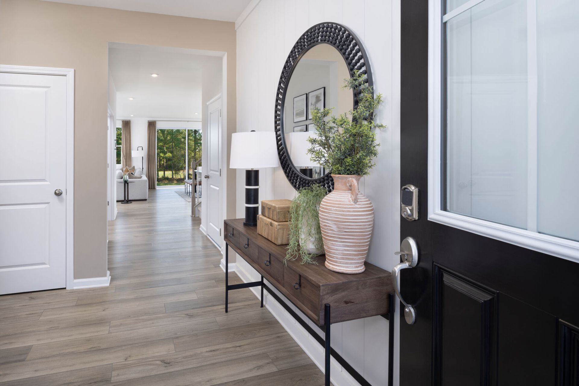 Sequoia model foyer and front entry.
