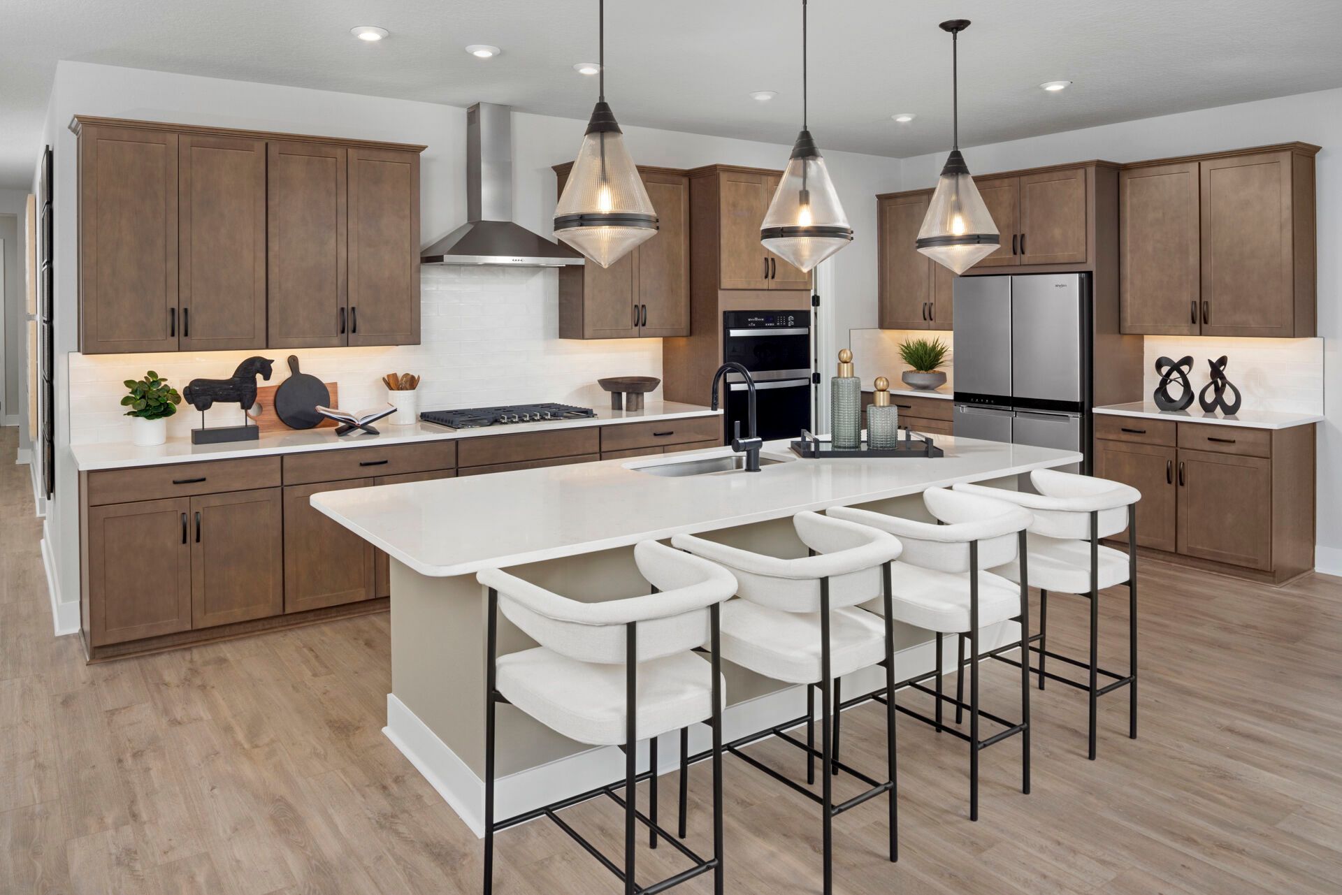 Generous kitchens