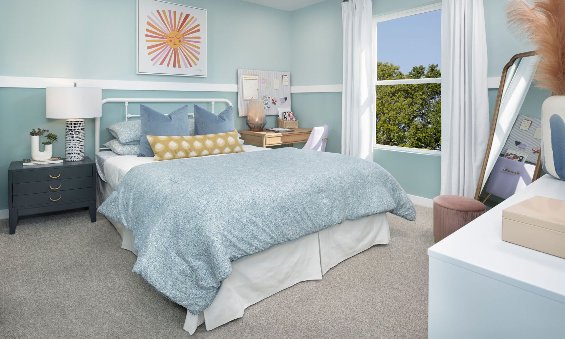 Sequoia model additional upstairs bedroom.