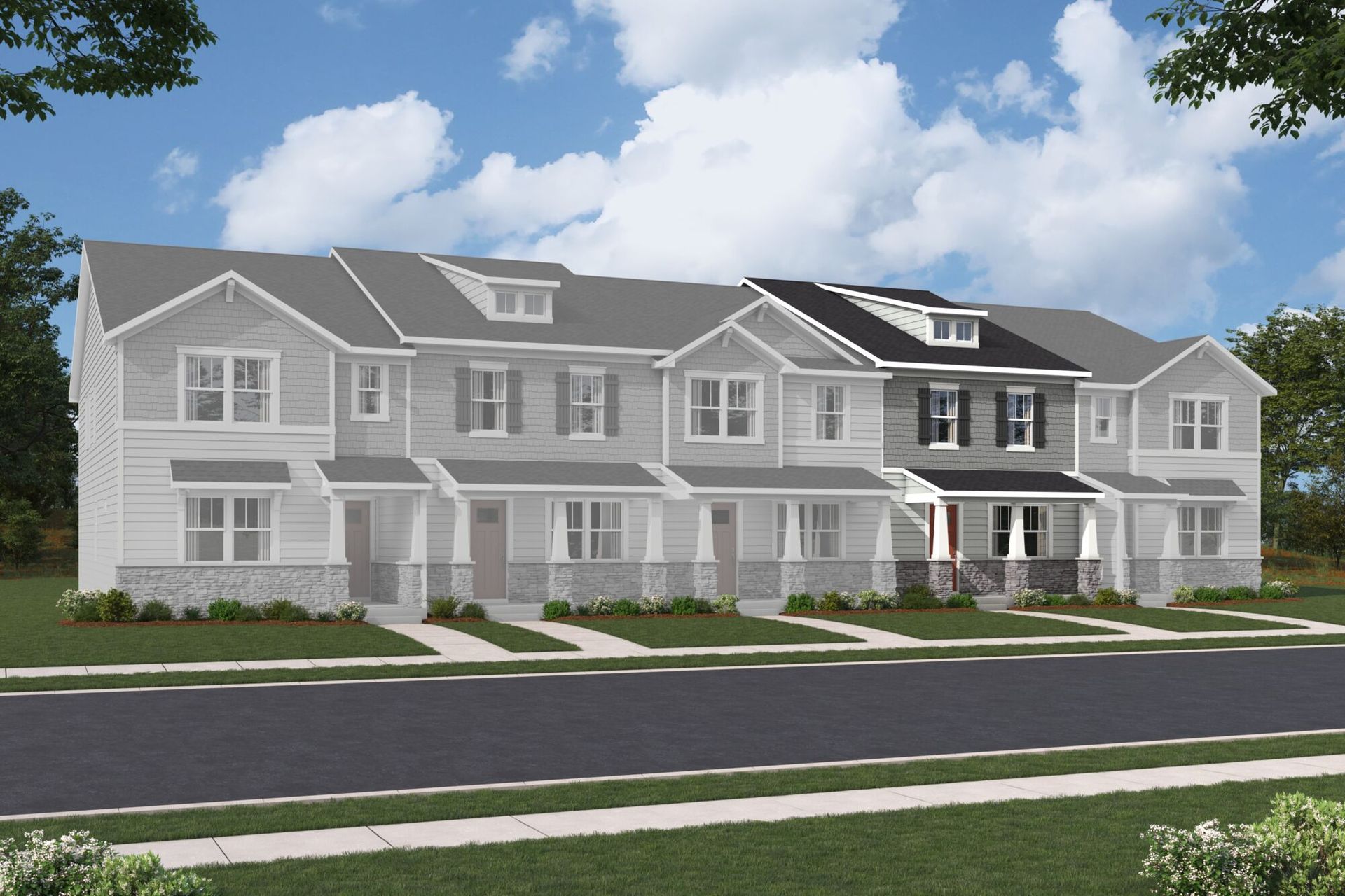 Shelby Craftsman III Elevation rendering
