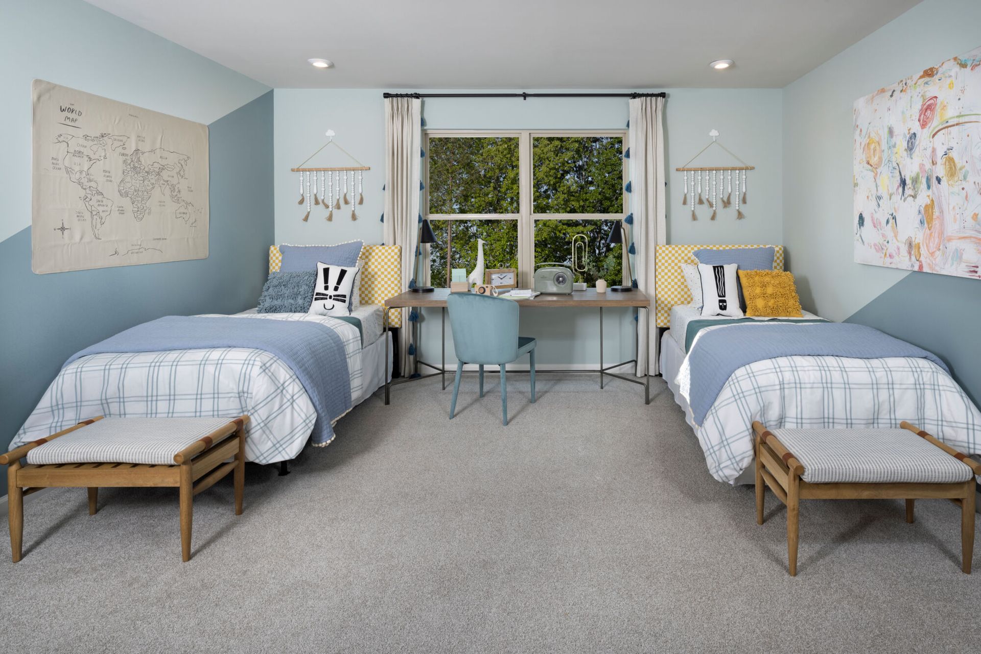 Appalachian model upstairs bedroom.