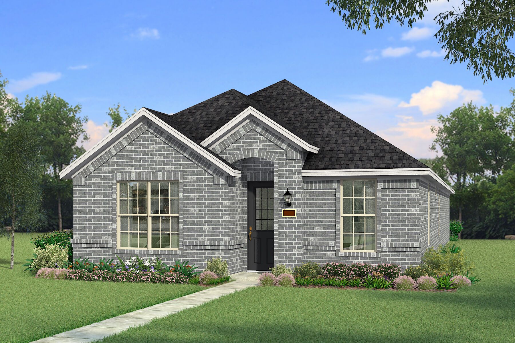The Brazos - Traditional Elevation