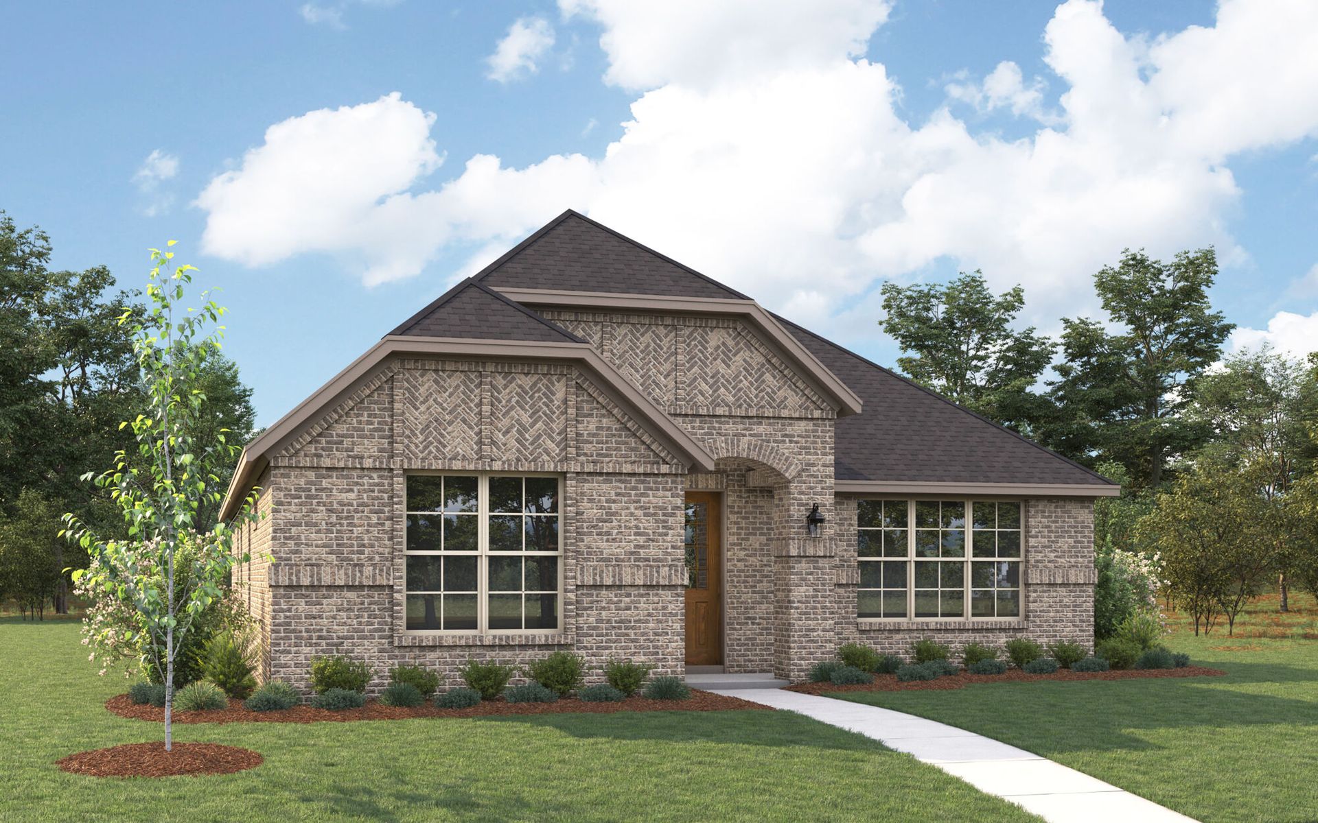 The Buchanan - Tudor Elevation