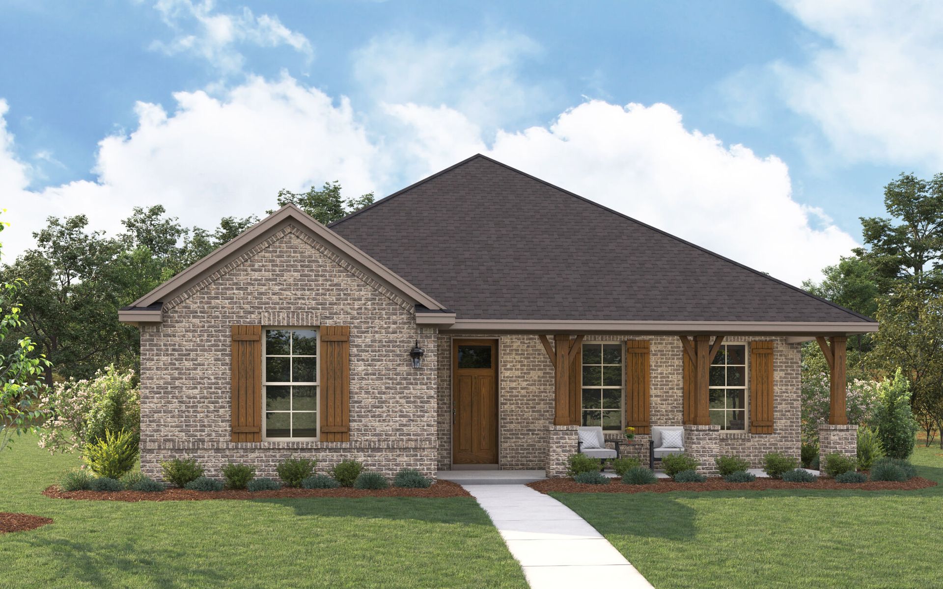 The Buchanan - Hill Country Elevation