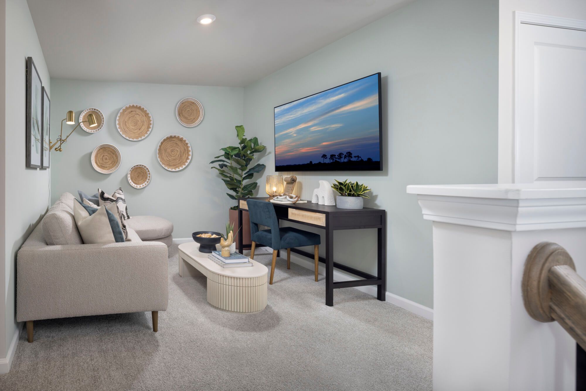 Photo representation of the Amira plan. Colors, finishes and options will vary.