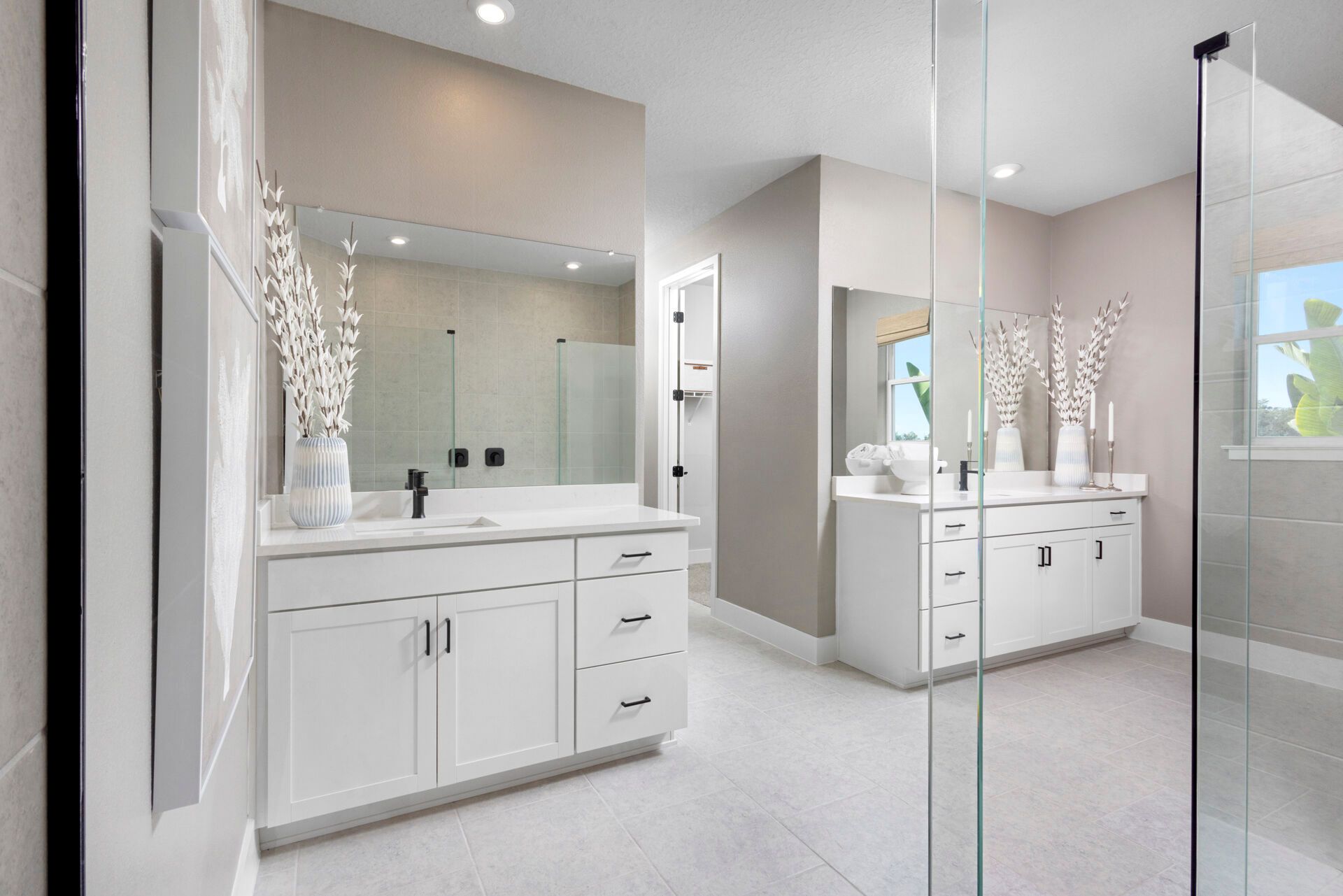 Spa-like primary baths