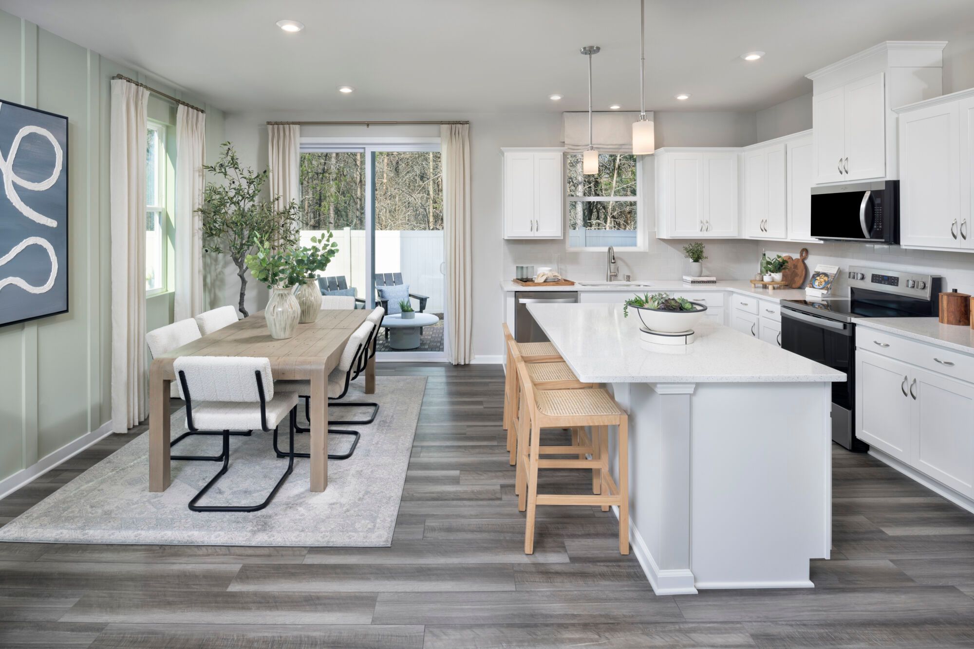 Briana Model Kitchen and Breakfast Area
