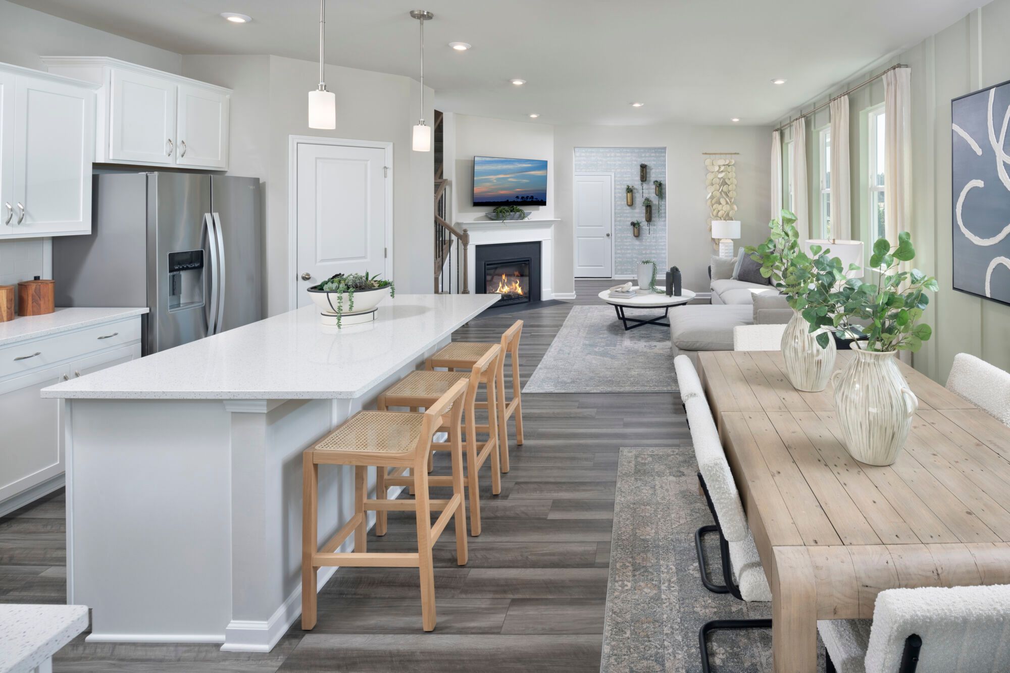 Briana Model Kitchen and Gathering Room