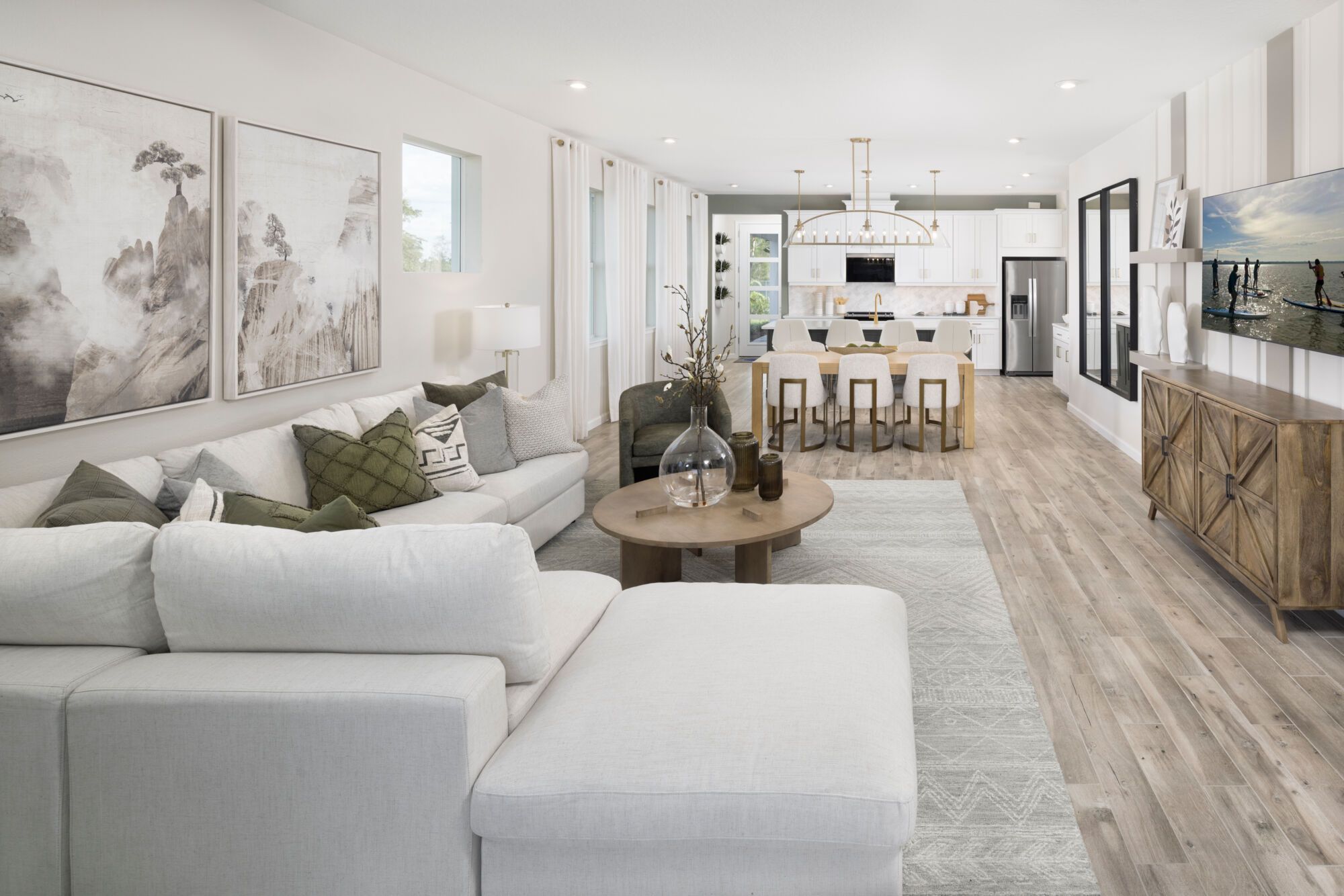 Open and airy layouts
