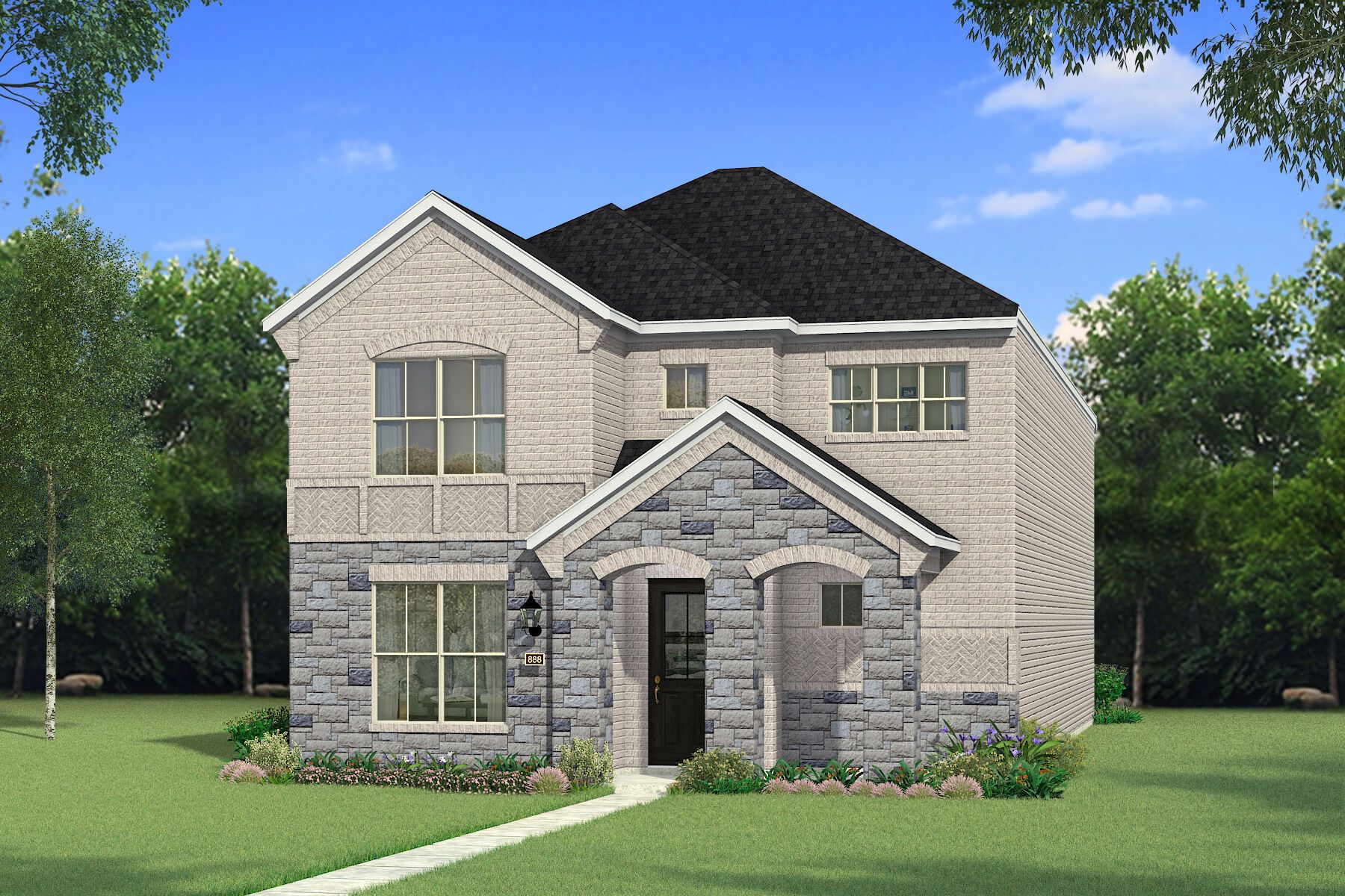The Trinity - Old World 1 Elevation