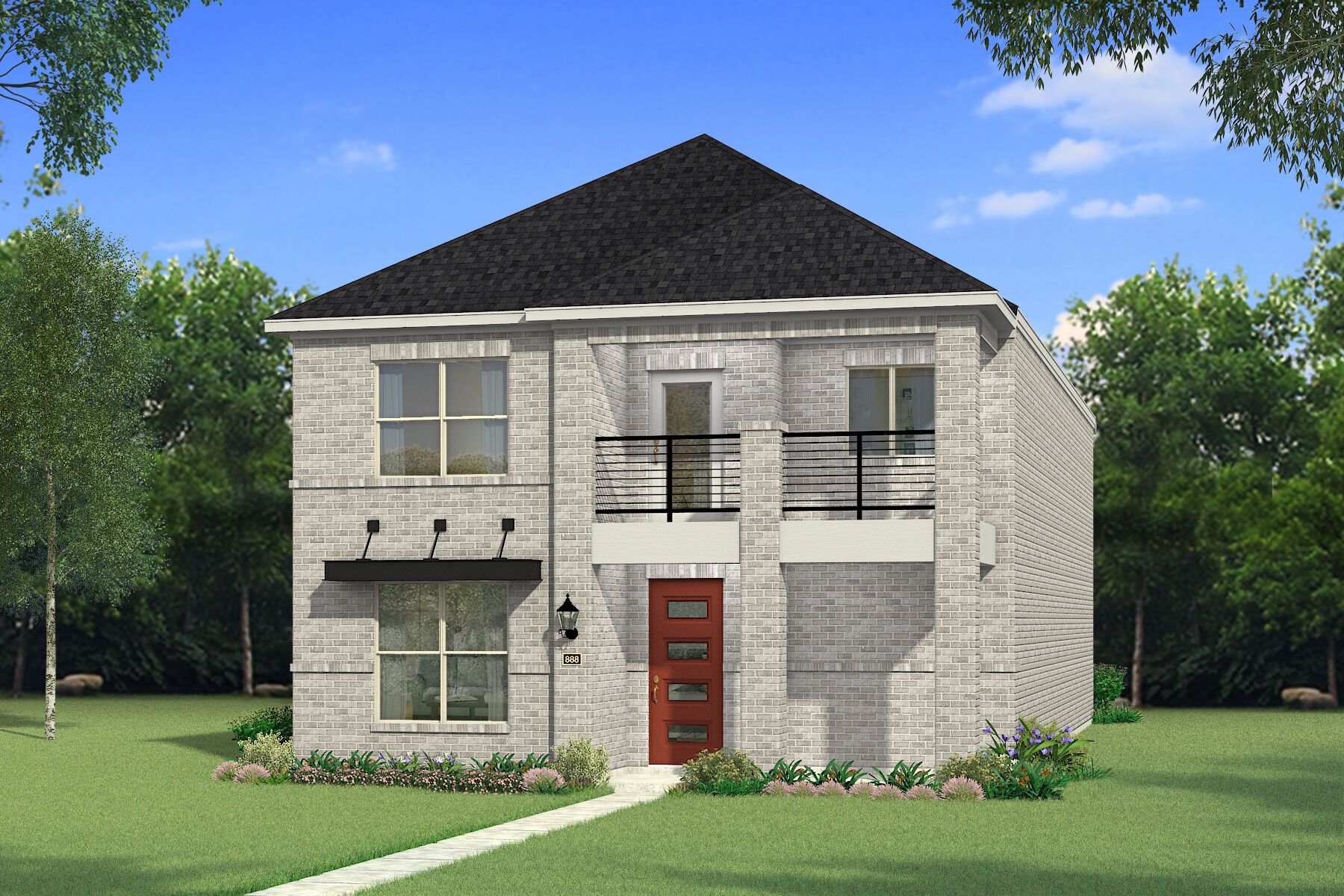 The Trinity - Transitional Elevation