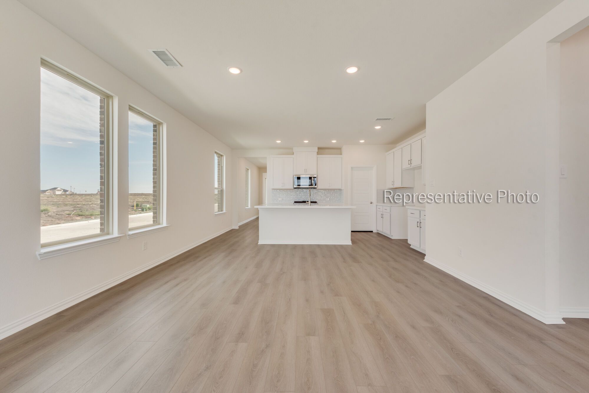 Photo representation of the Isabela floorplan. Colors, finishes and options will vary.