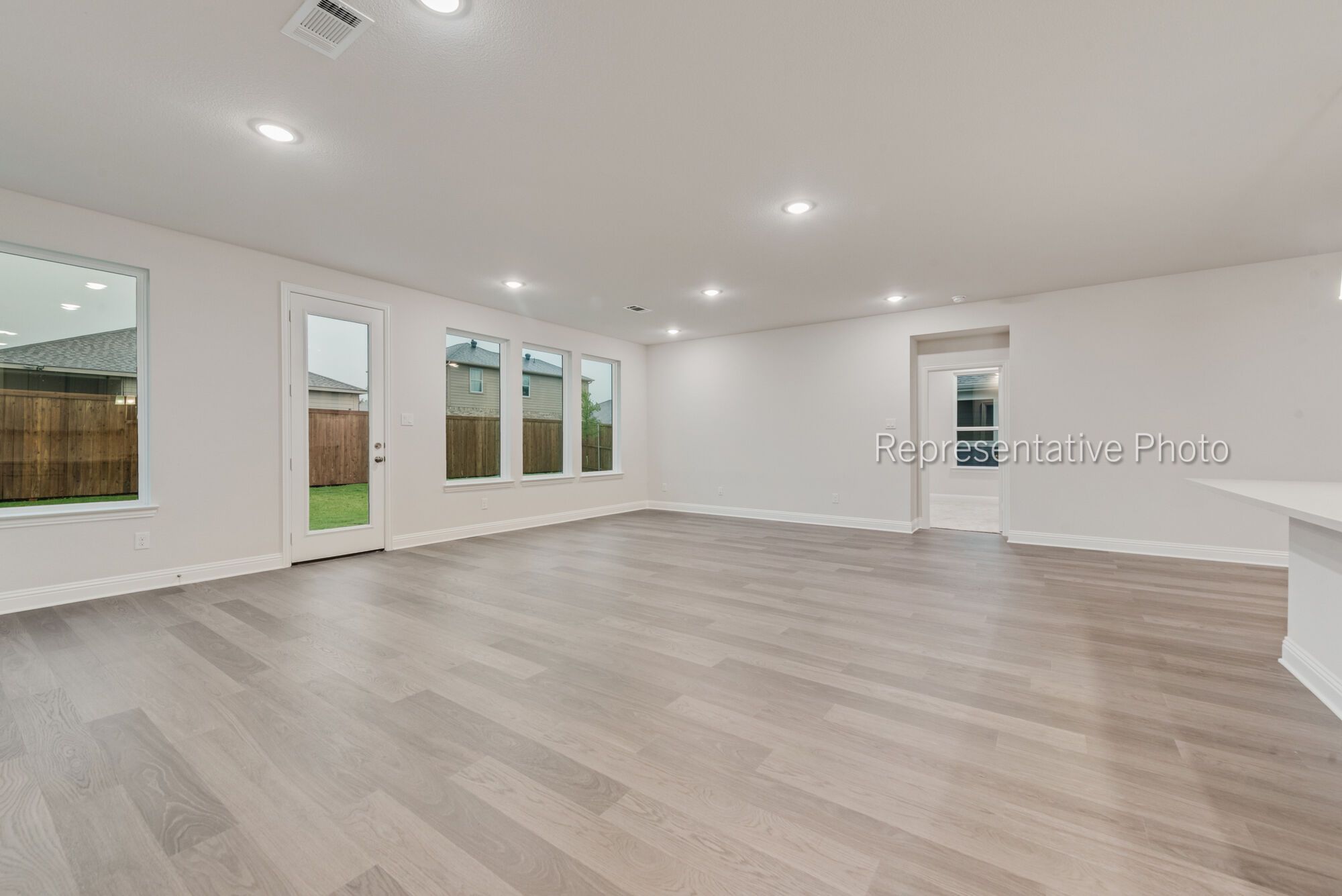 Photo representation of the Isabela floorplan. Colors, finishes and options will vary.