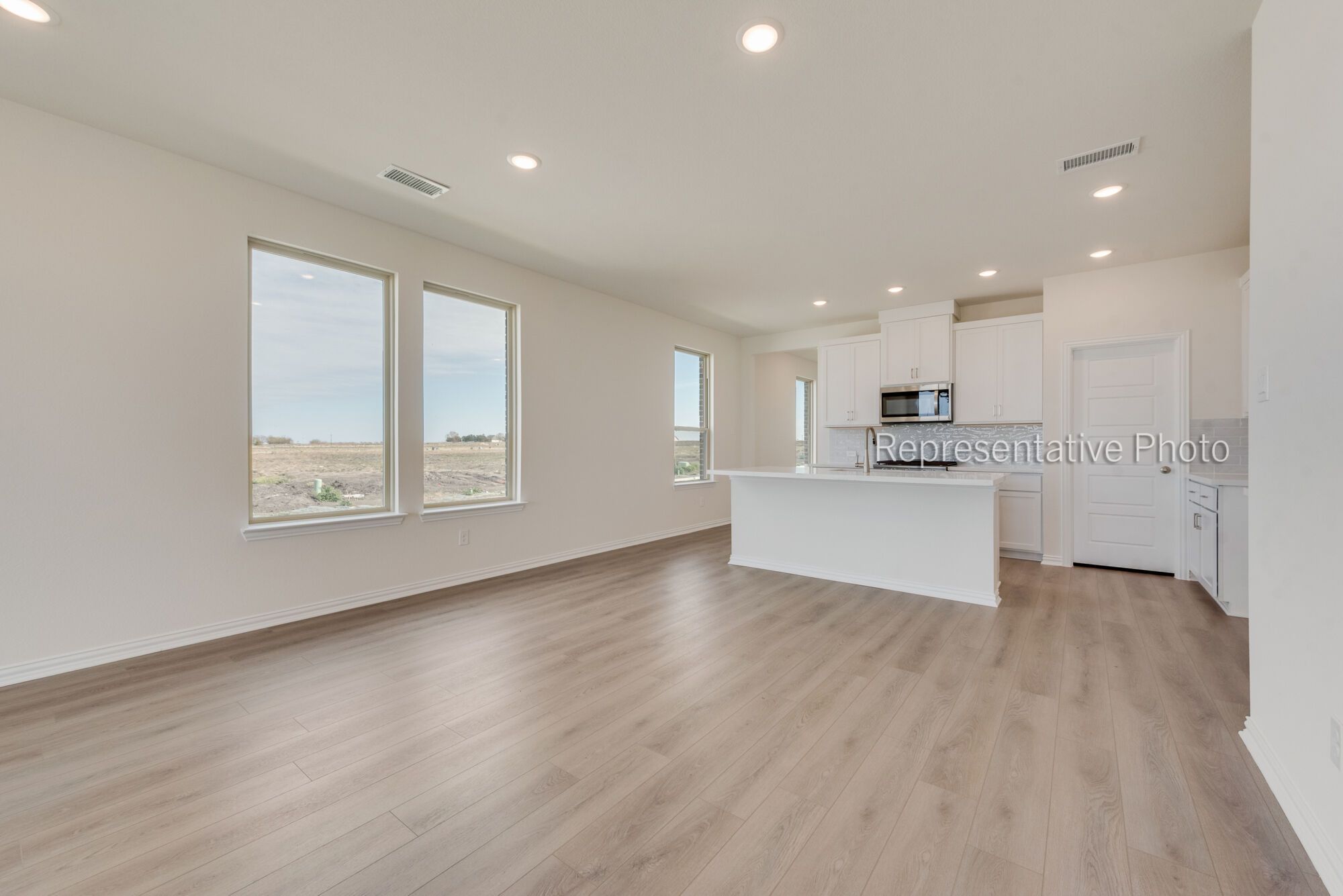 Photo representation of the Isabela floorplan. Colors, finishes and options will vary.