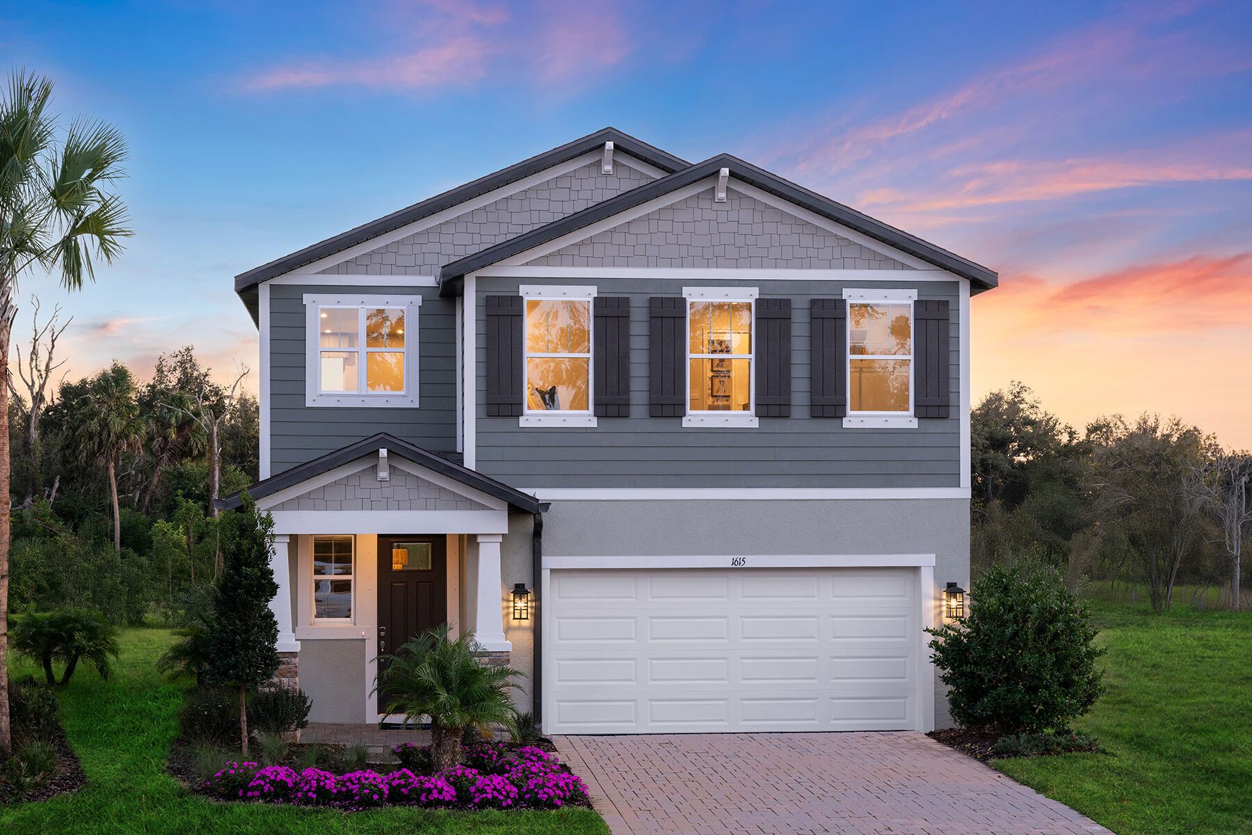 One-story and two-story home designs