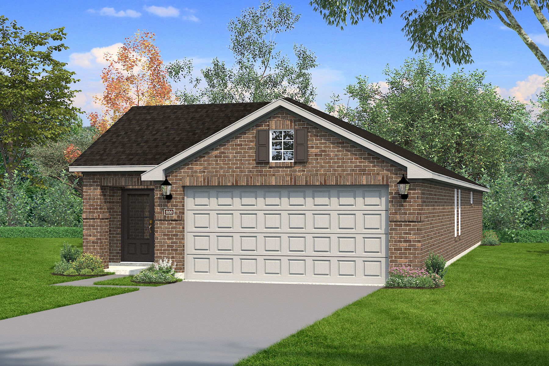 The Hamilton II - Traditional Elevation