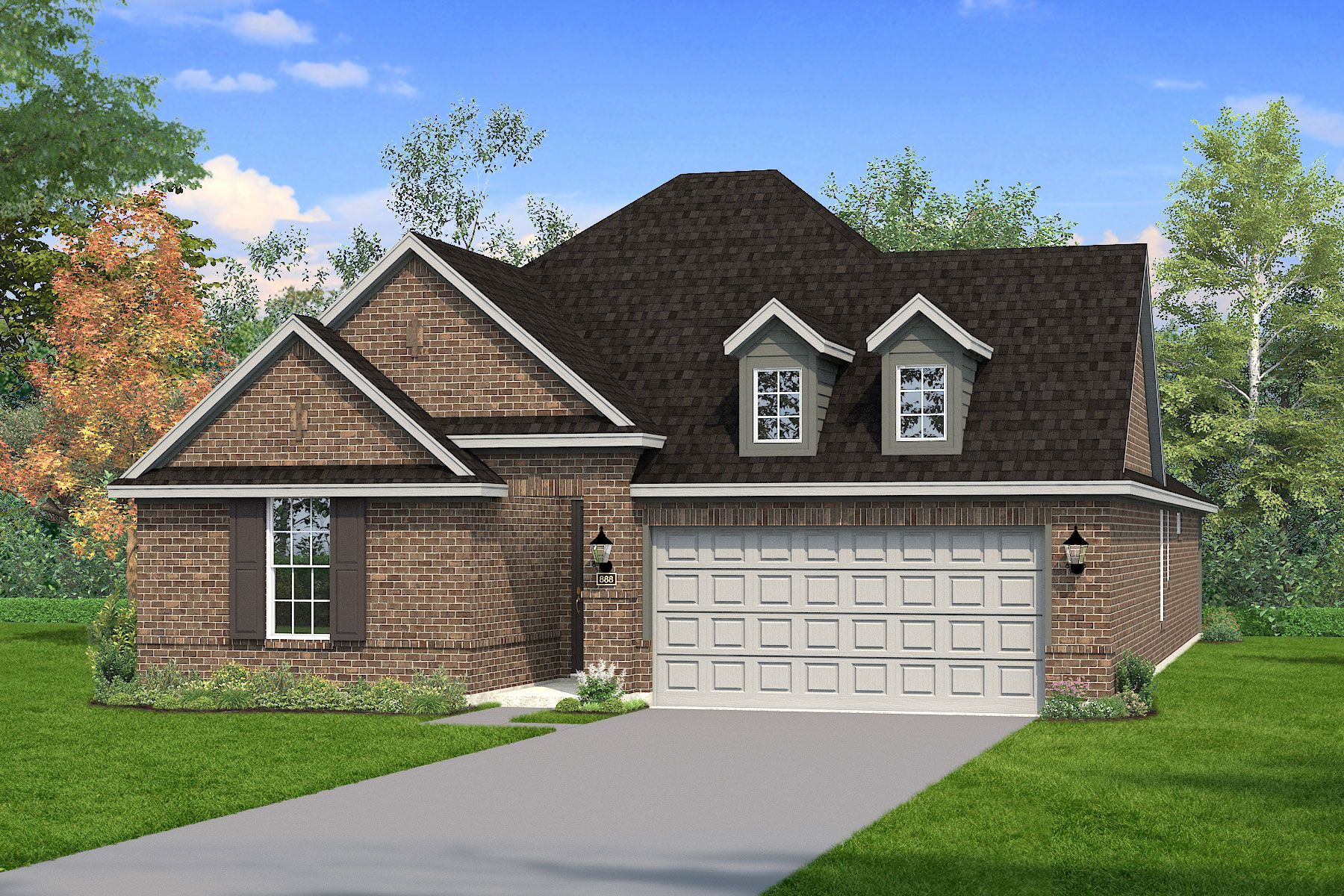 The Aspen - Traditional Elevation