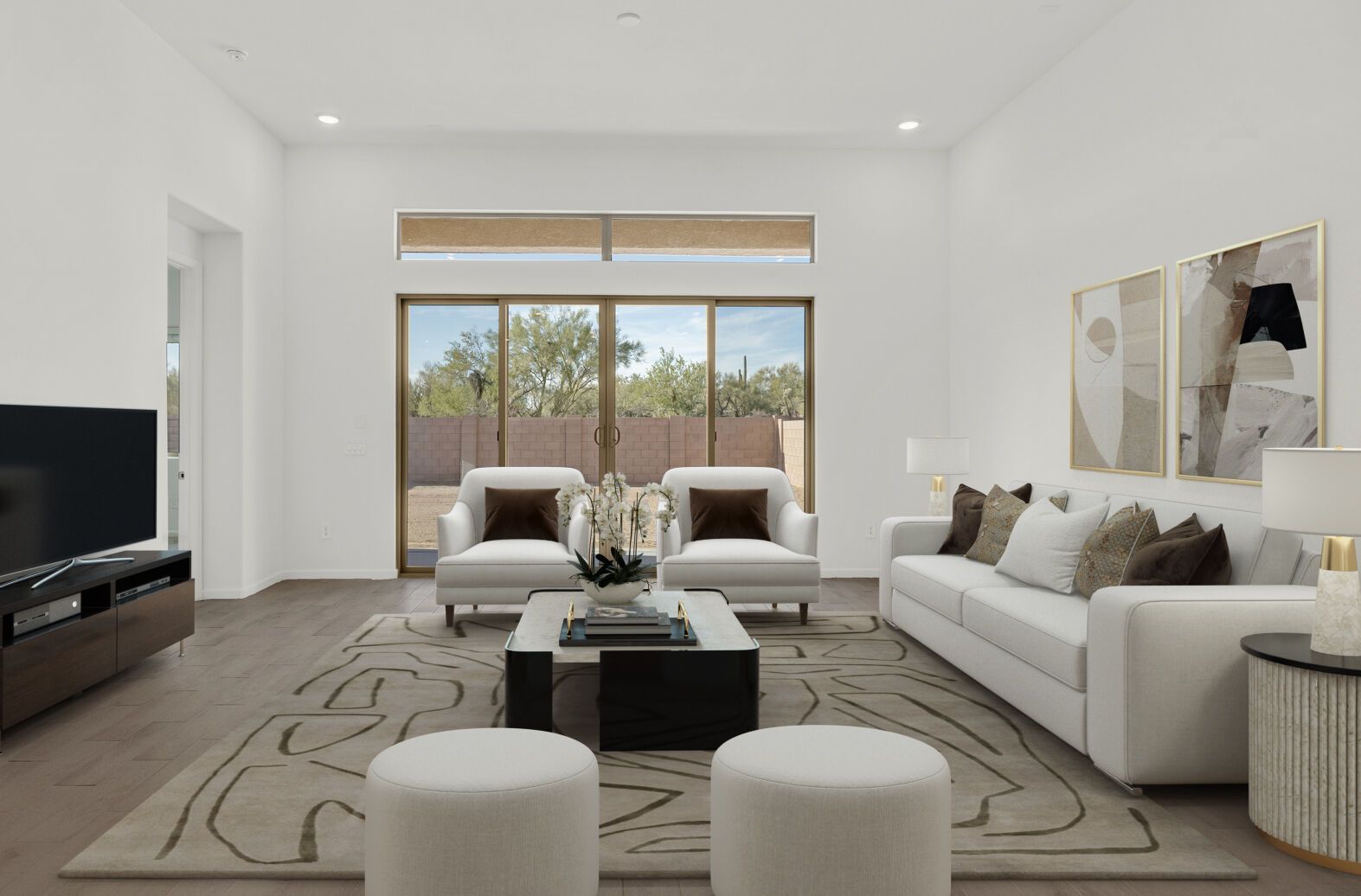Greatroom (alt view) Virtually Staged
