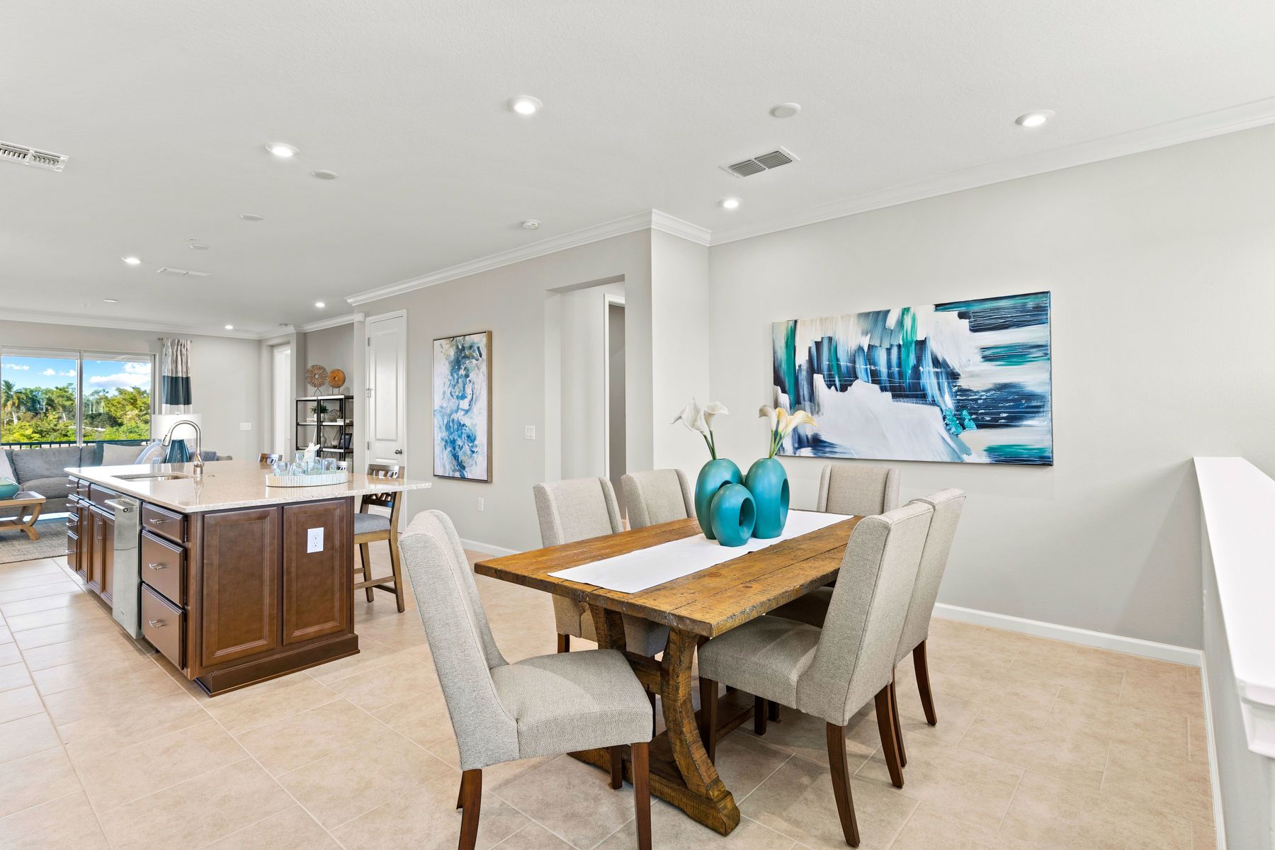Model Dining w/view of Kitchen