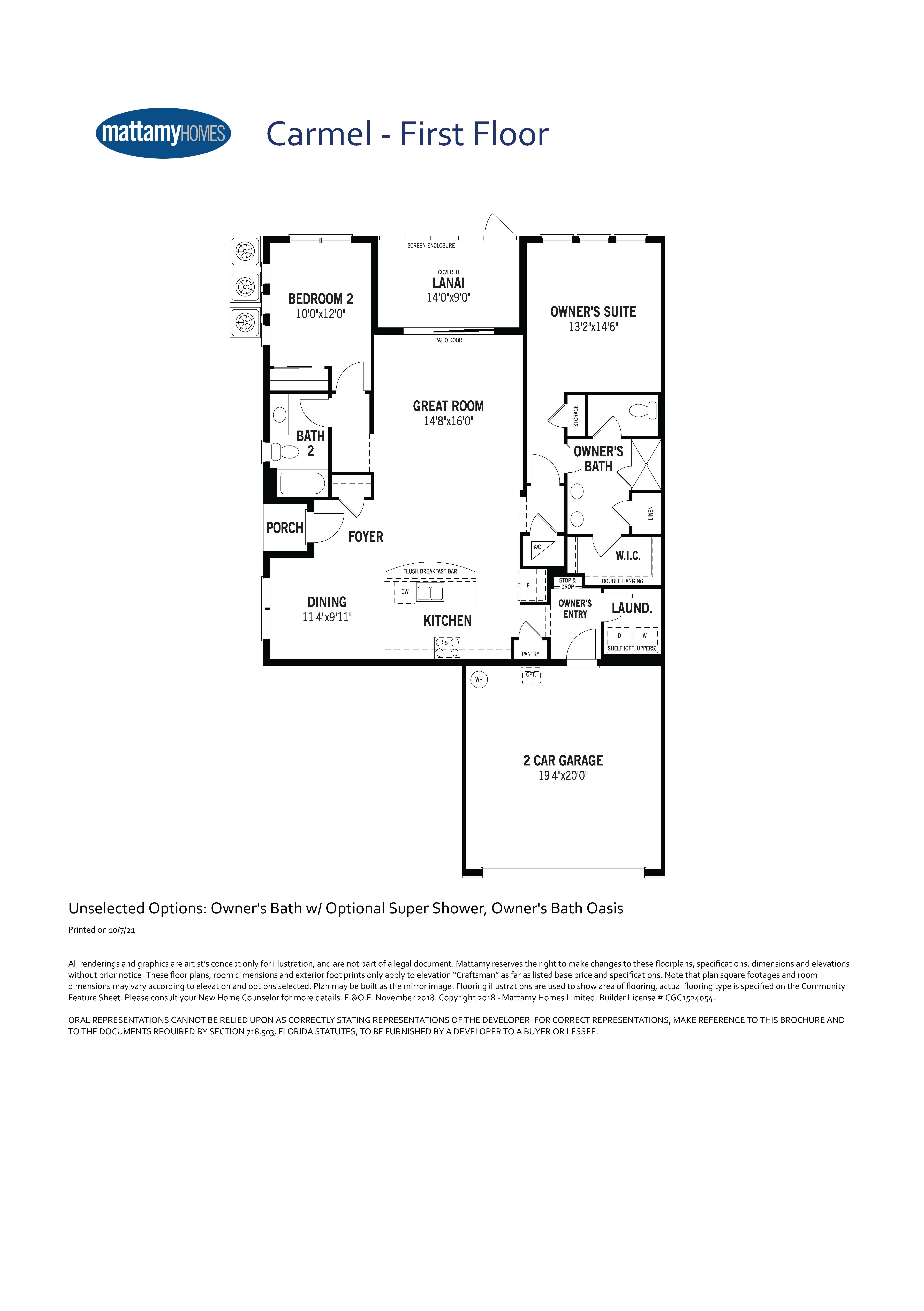 Carmel Floorplan