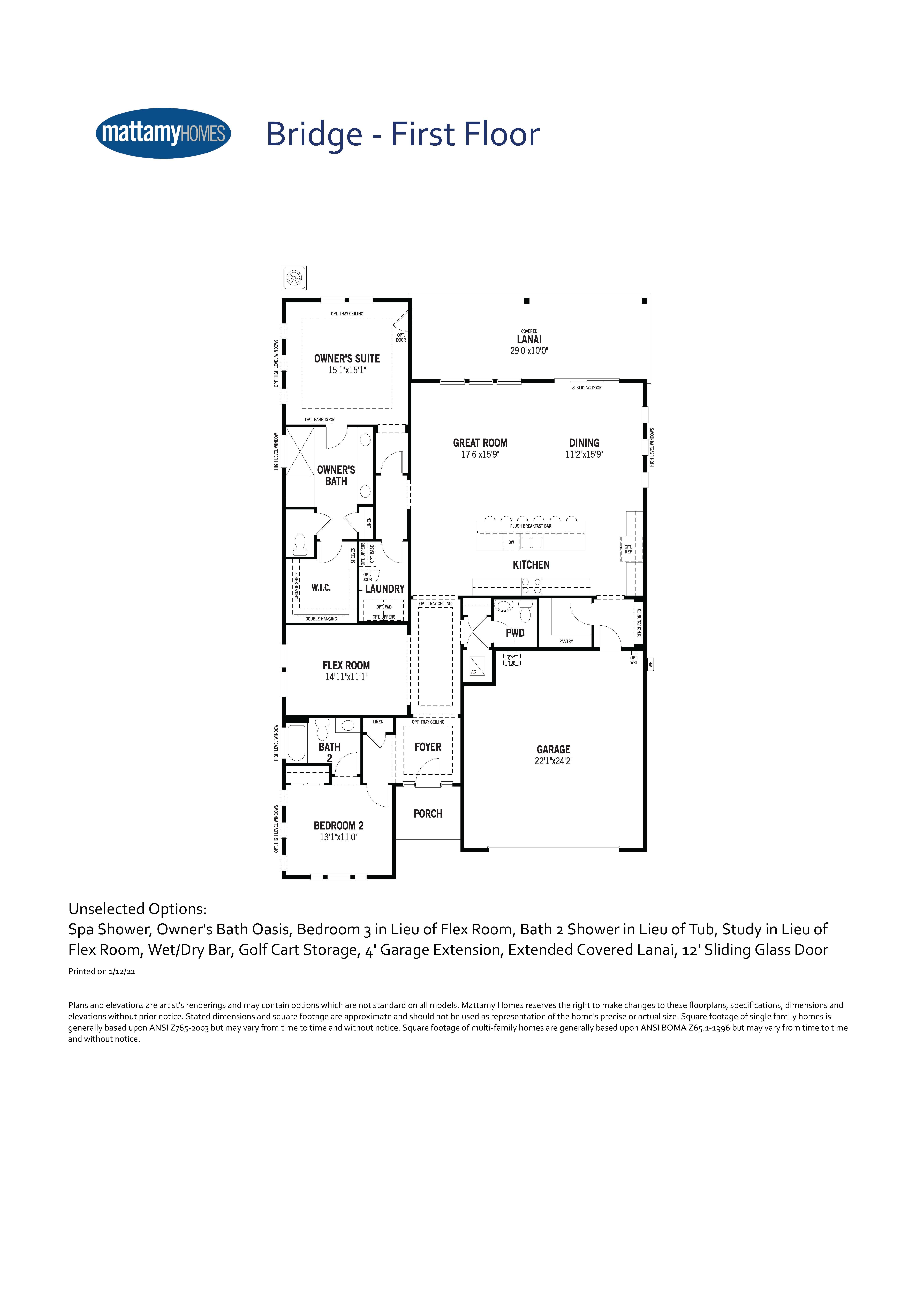 Bridge Floor Plan