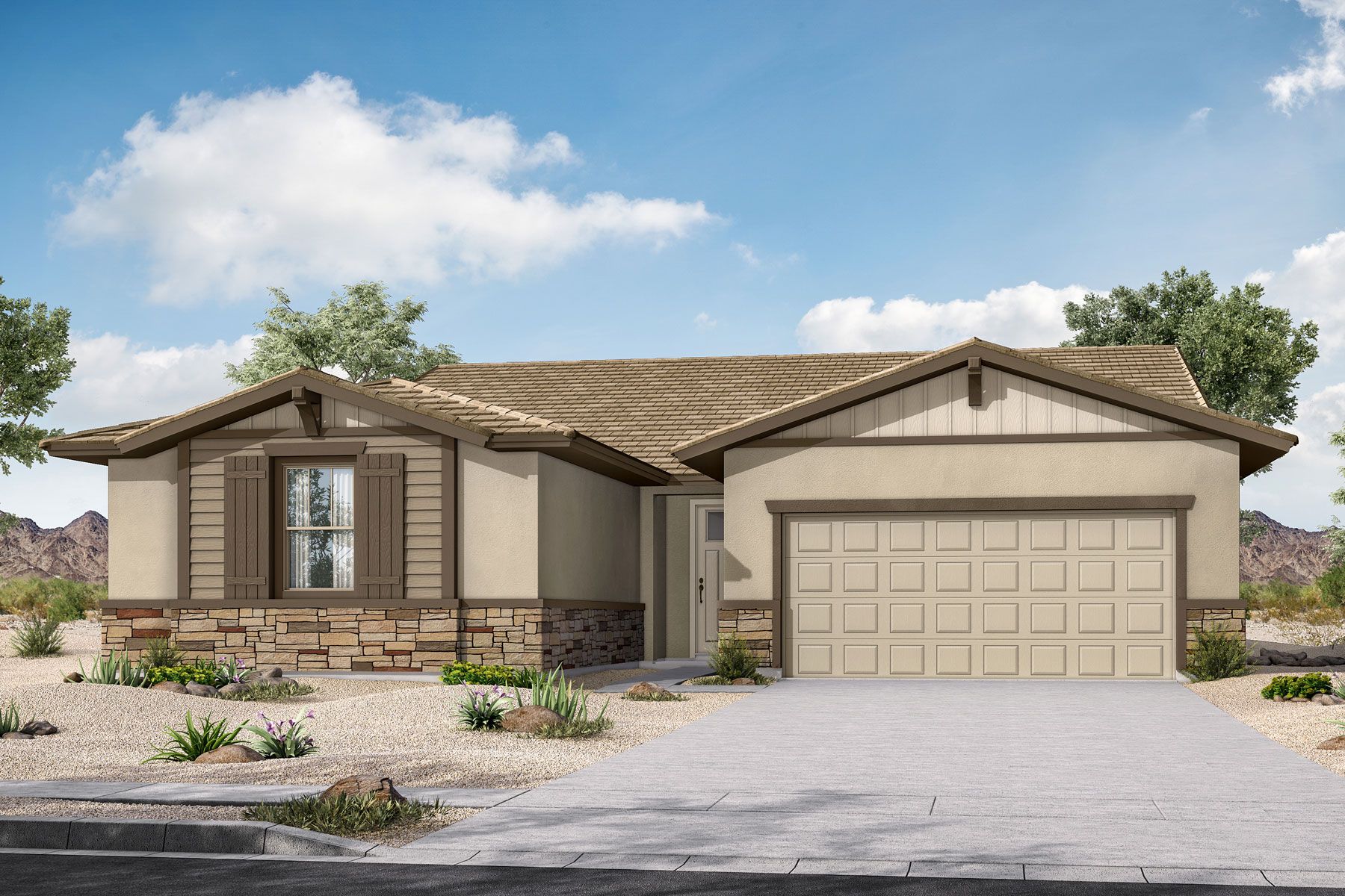 Brookstone Plan at Azure Canyon in Litchfield Park AZ by Mattamy