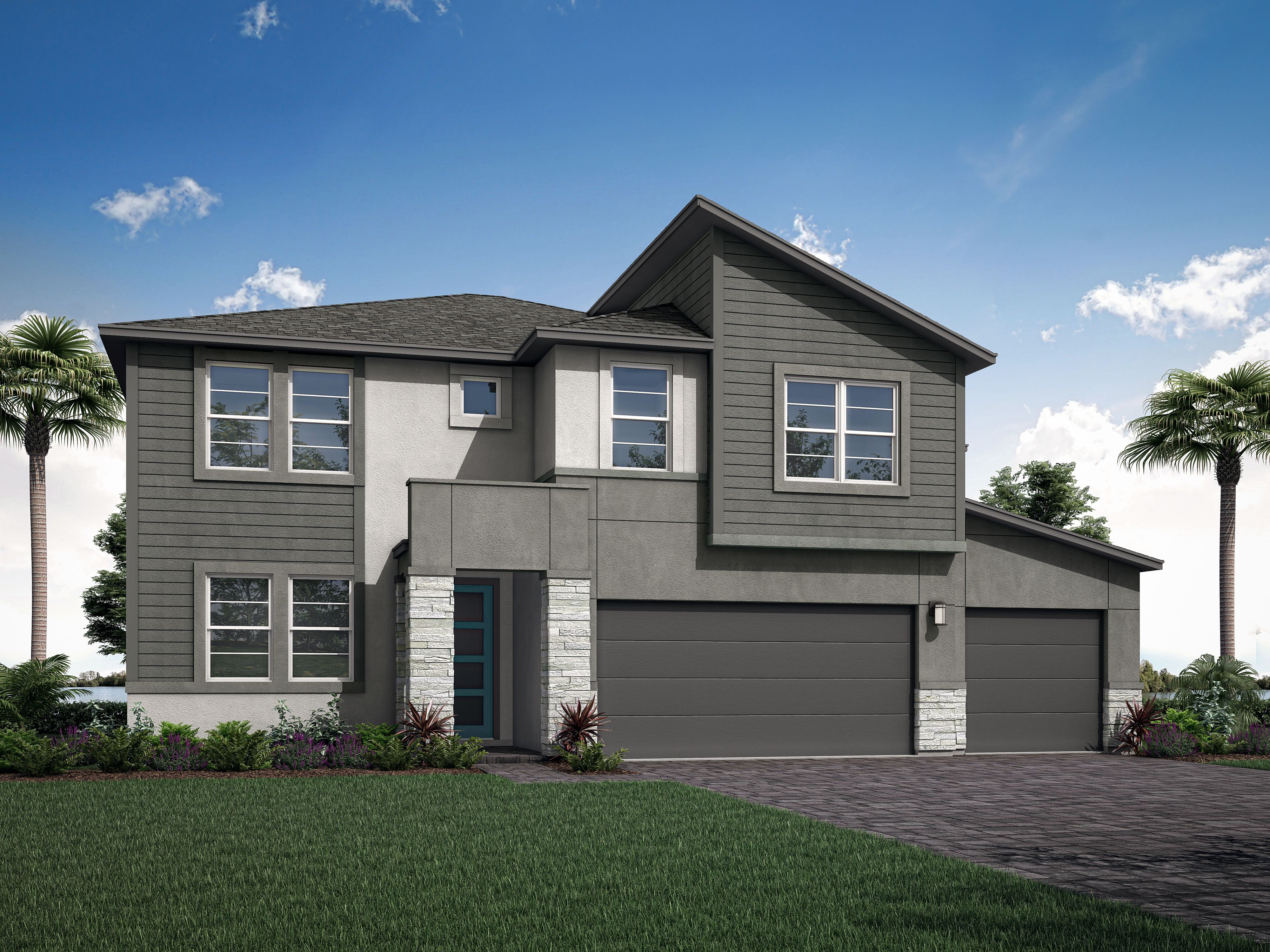 Mount Rainier Modern Elevation