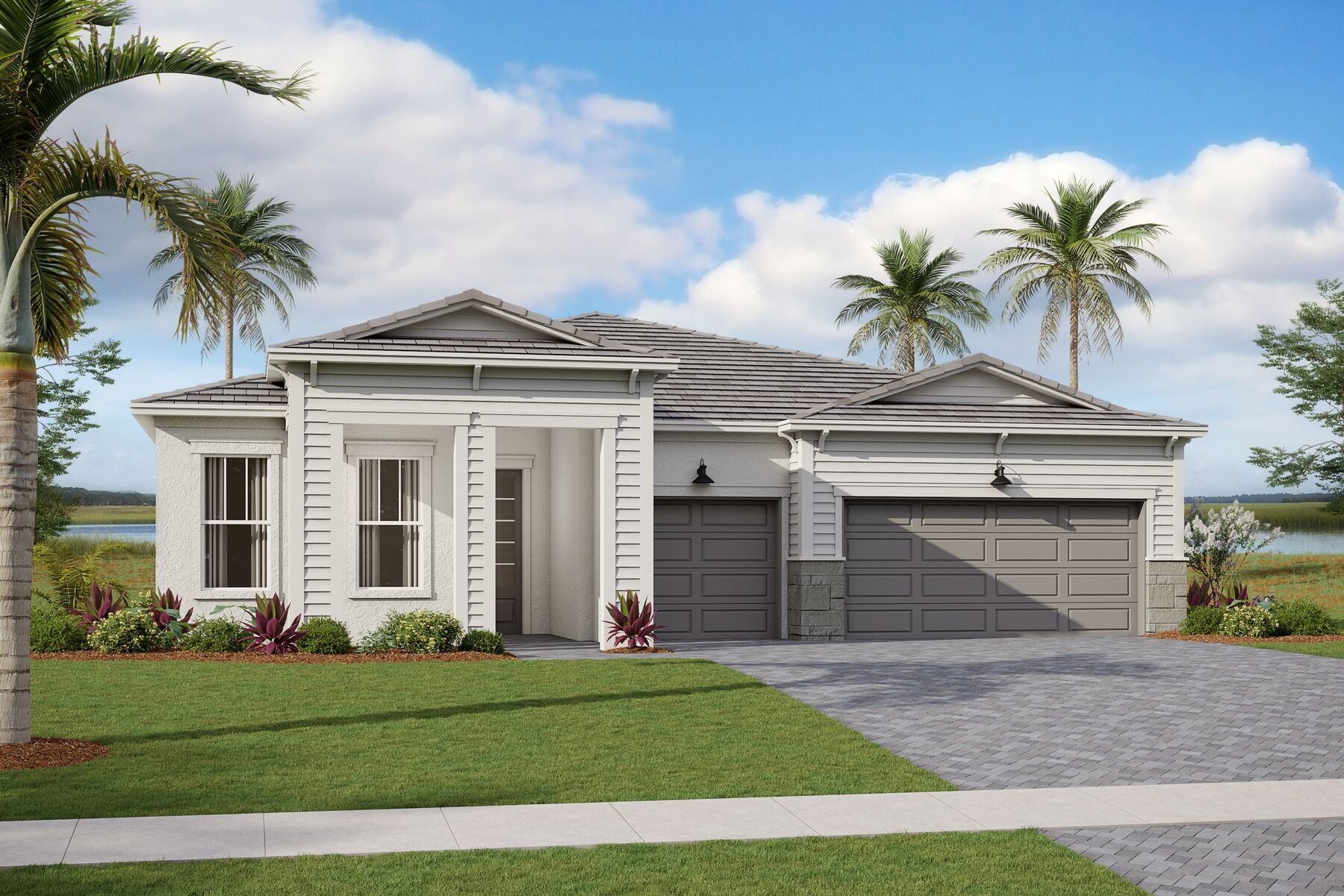 Harbor COASTAL Elevation Rendering